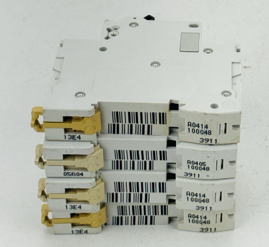 (LOT OF 4) Merlin Gerin multi9 C60N 7A-Type C Circuit Breaker 1 Pole *WARRANTY*
