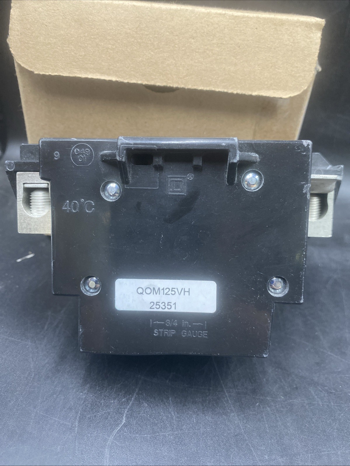 Square D QO 125 Amp 22k AIR QOM1 Frame Size Main Circuit Breaker QO Homeline