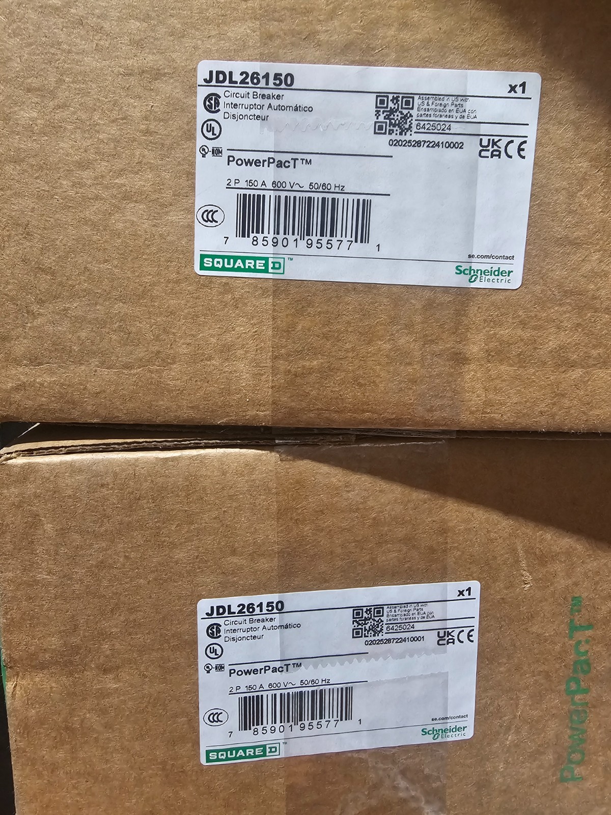 Schneider Electric PowerPact Series – HDL36020 Molded Circuit Breaker