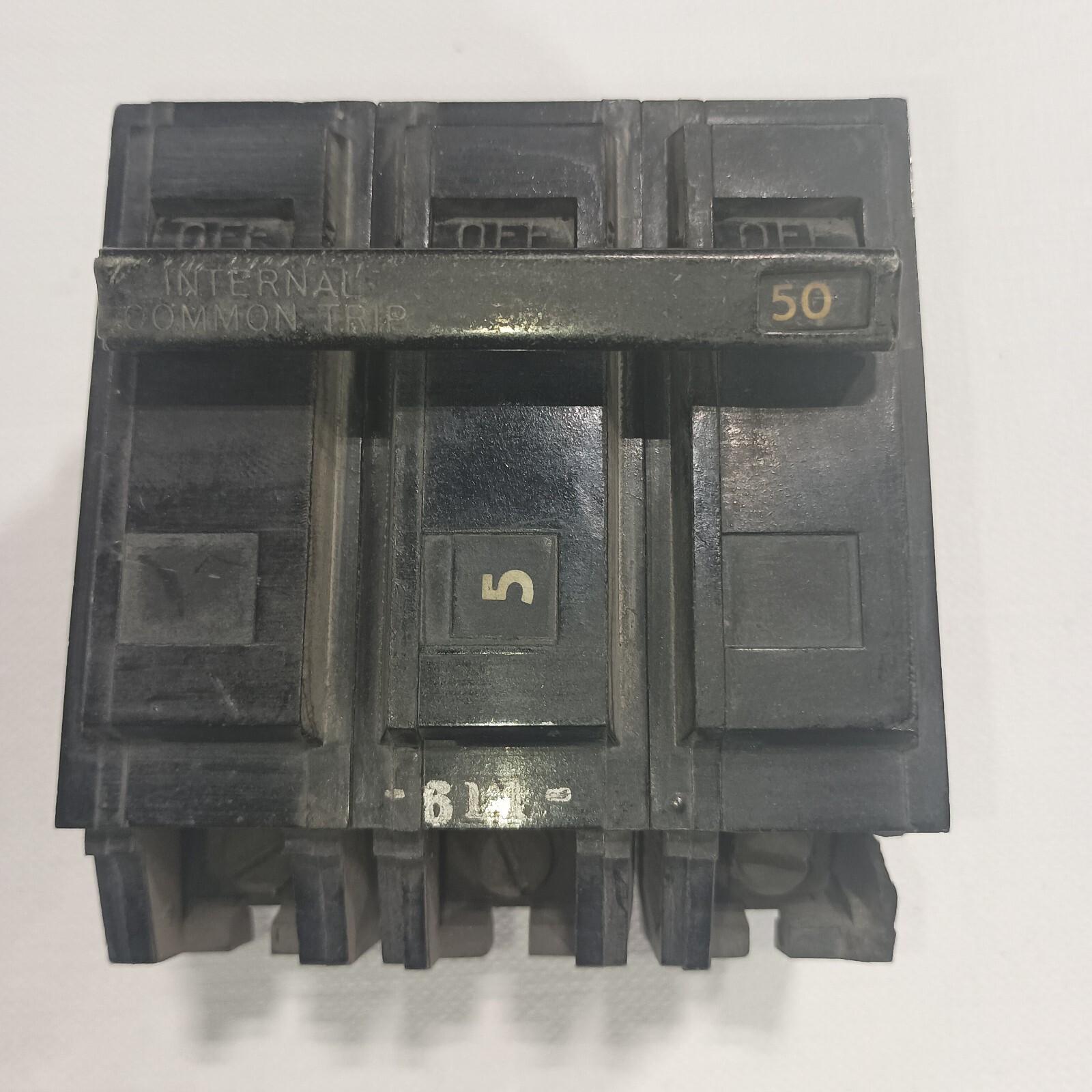 GE TQL32050 50A 2 Pole Circuit Breaker 2P 120/240V AC 50 Amp TQL-AC AL CU Chip