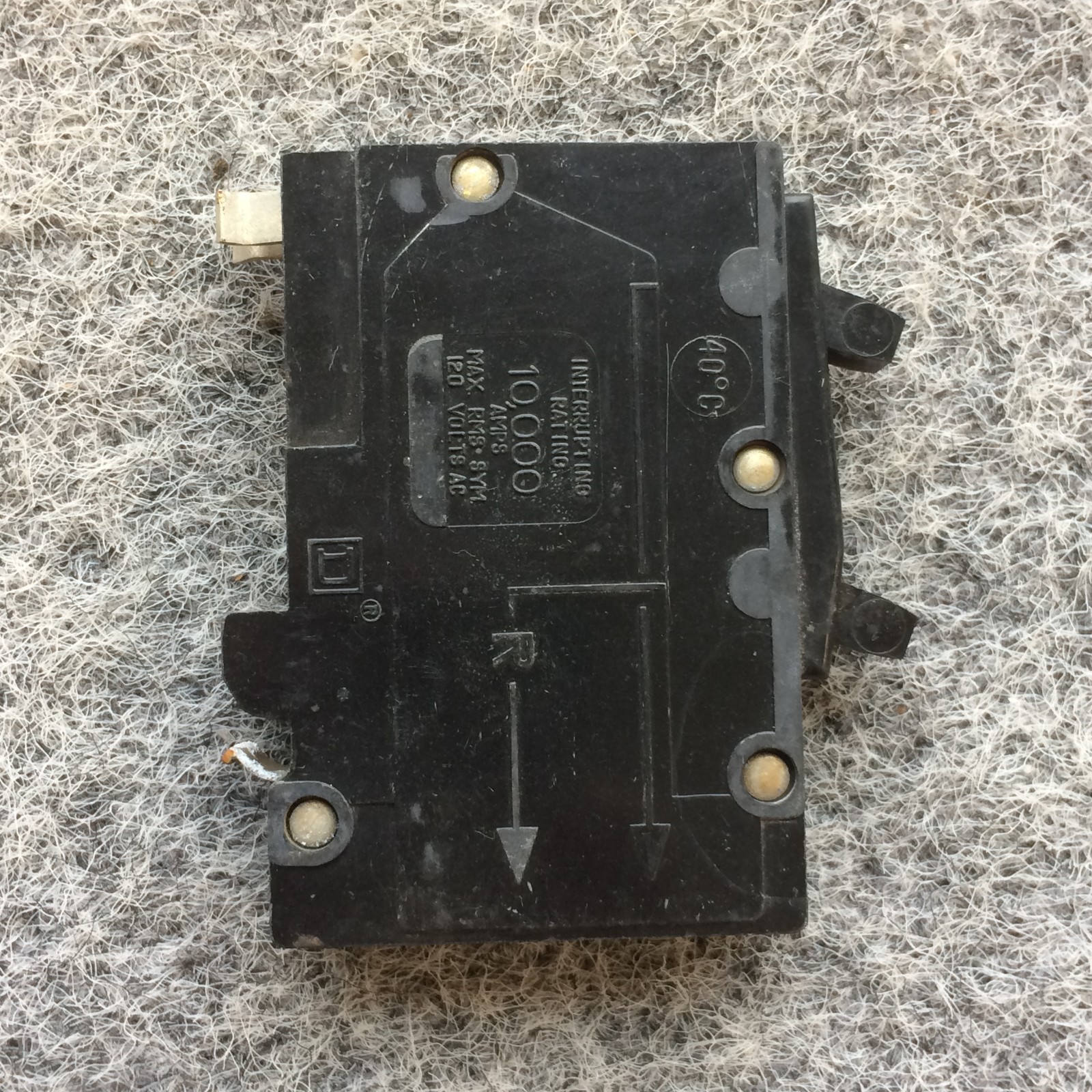 Square D QOT2020 20 Amp 1 Pole Piggyback Tandem CLIP QO2020 Stab-In connect