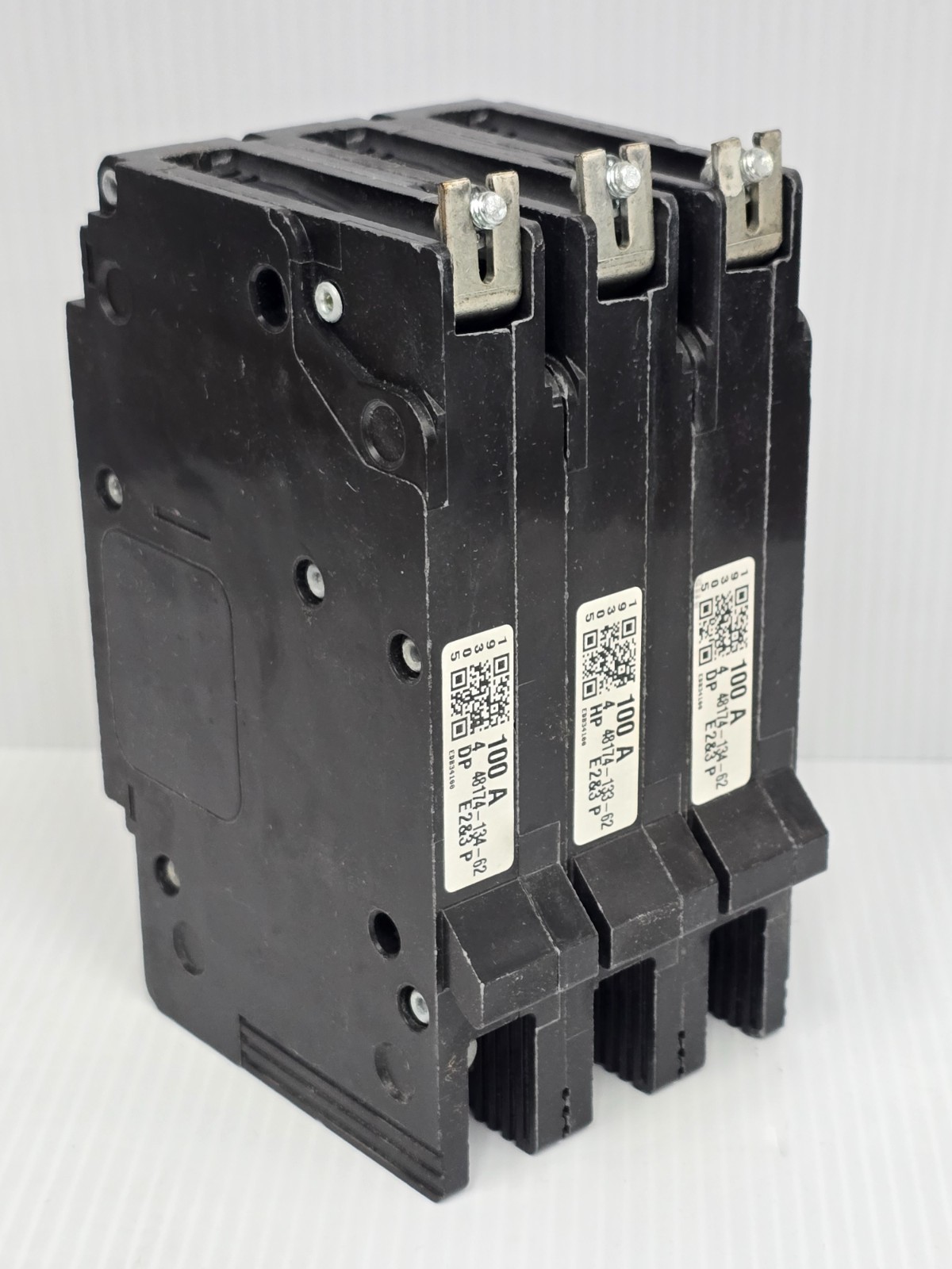 New Square D 100 Amp Bolt-On Circuit Breaker 480Y/277 VAC 3 Pole 25 kA EDB34100