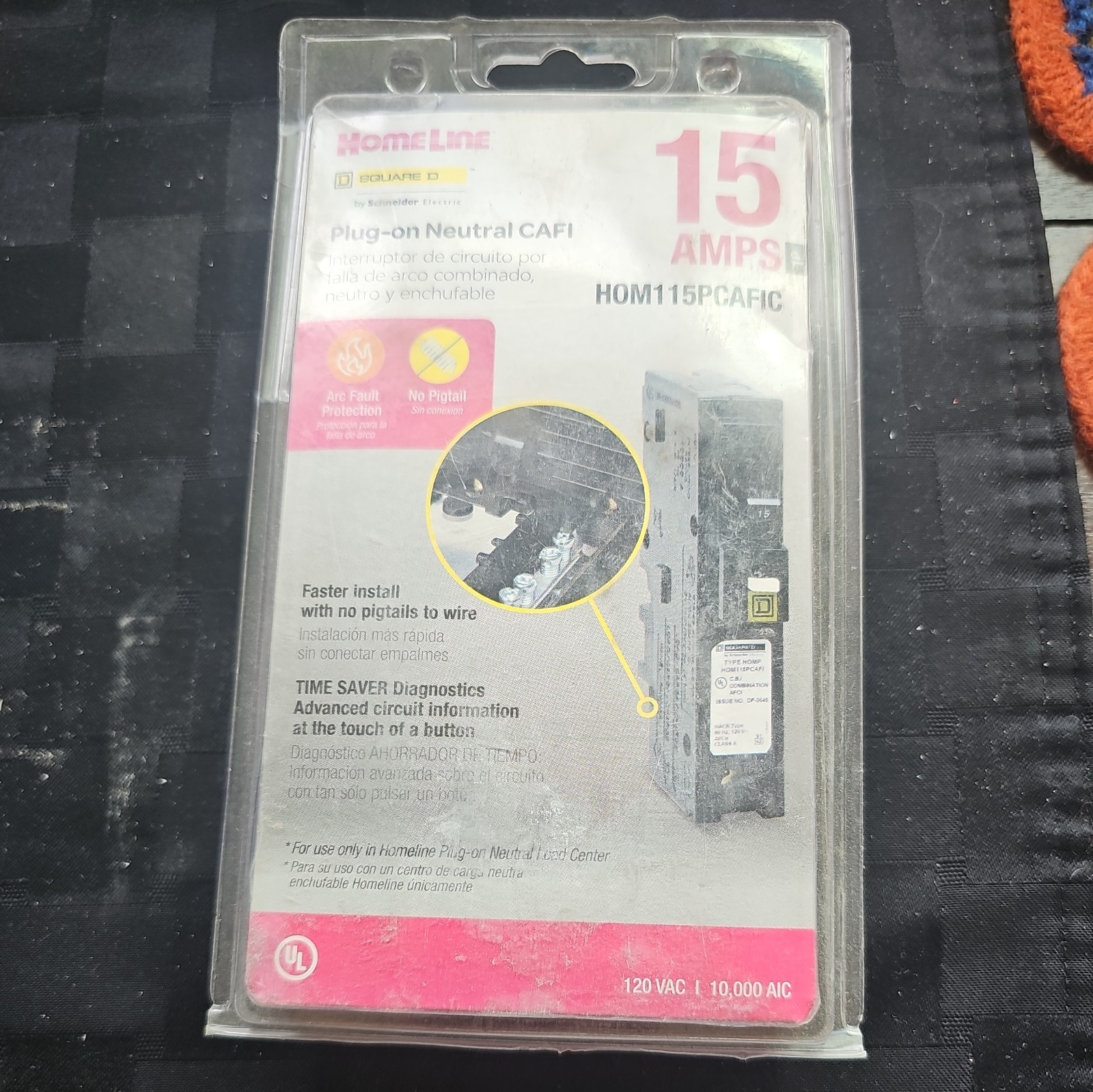 Square D Homeline HOM115PCAFIC 15A Neutral Plug-On
