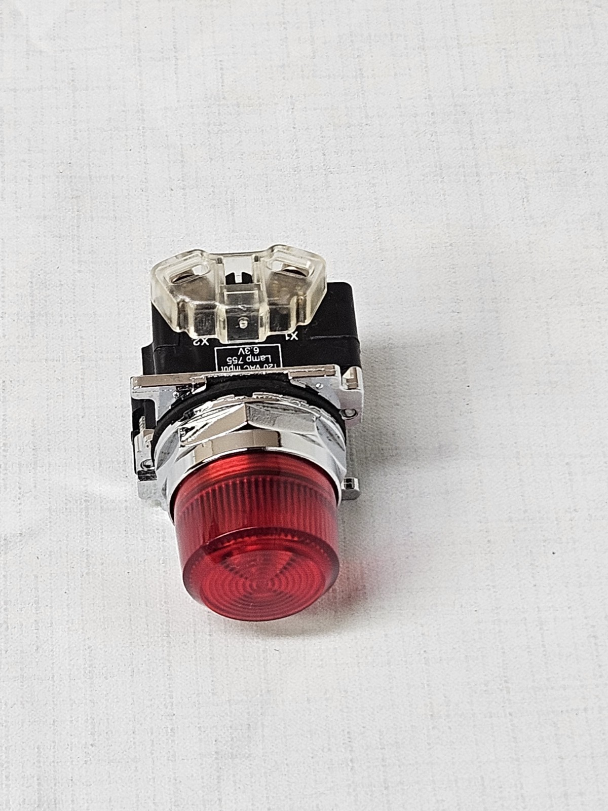 Cutler Hammer 10250T34R Red Pilot Indicator Light 120V 10250T Heavy Duty USA…