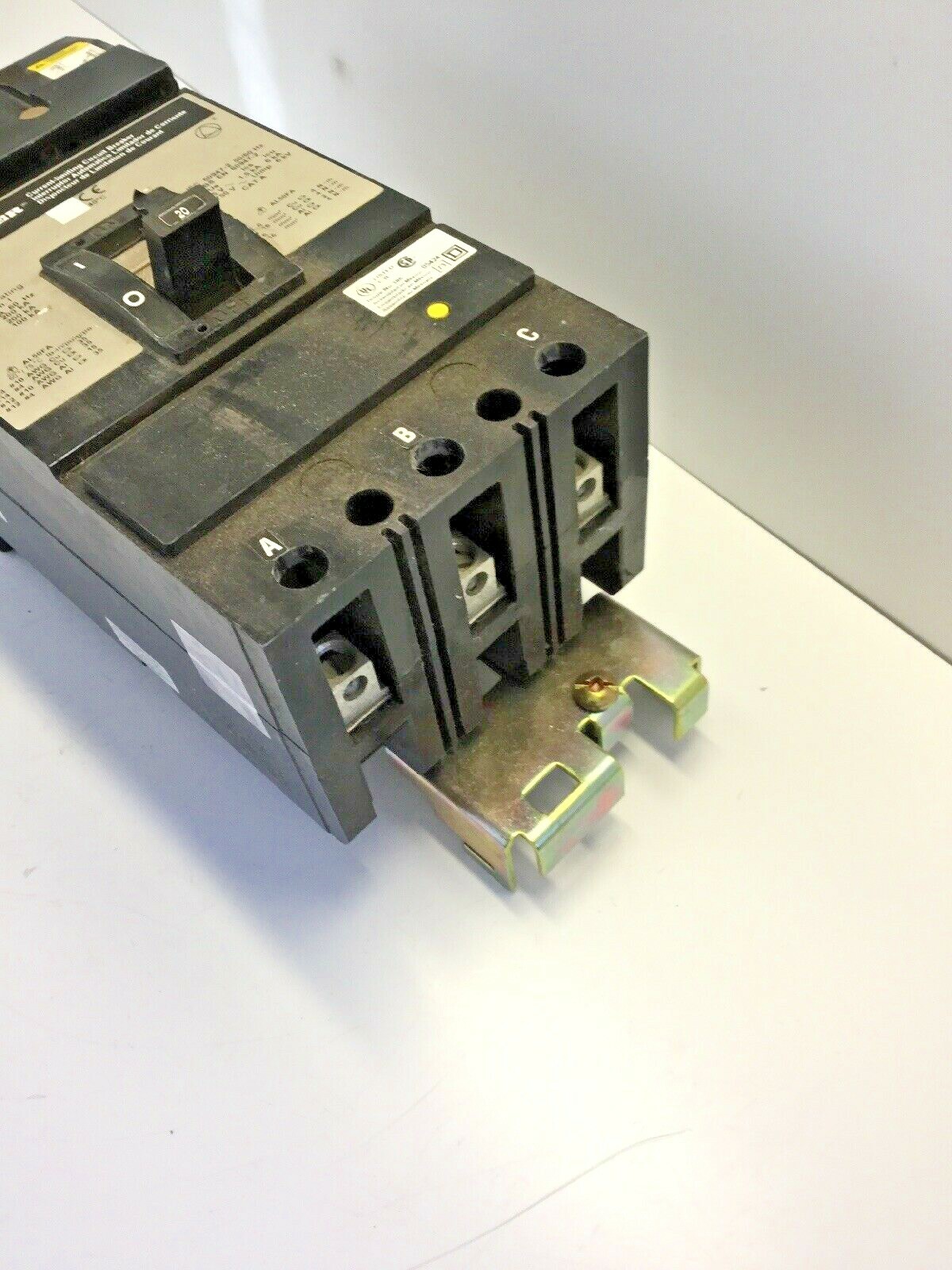 NEW, SQUARE D, FI36020, CURRENT LIMITING CIRCUIT BREAKER, 20A, 3P, 600V. (17F-3)