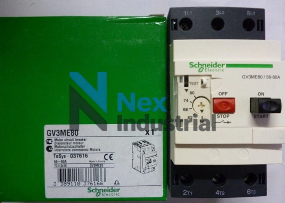 1PC New Schneider GV3ME80 GV3-ME80 Motor Circuit Breaker Fast Free delivery