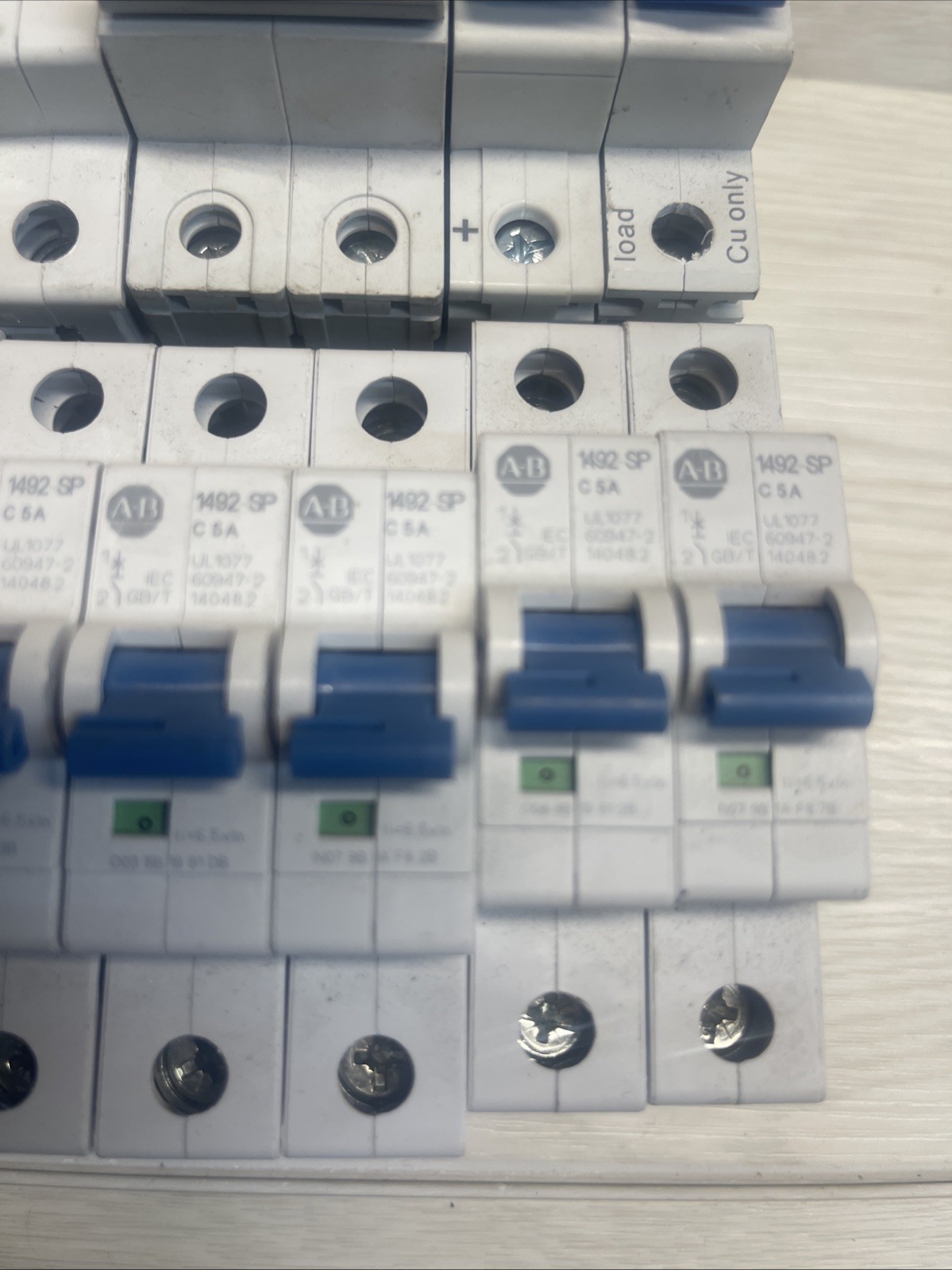 lot of 11 Noark Miniature Circuit Breaker /NADER/CHNTA-B 5/10/15/10/5000A
