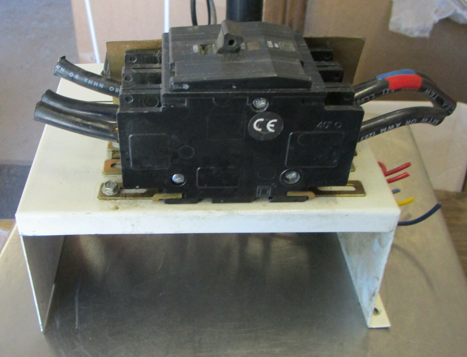 Square D Circuit Breaker 10ka Series 3 60 Amp 3 Pole 240v w/ Control Panel Used