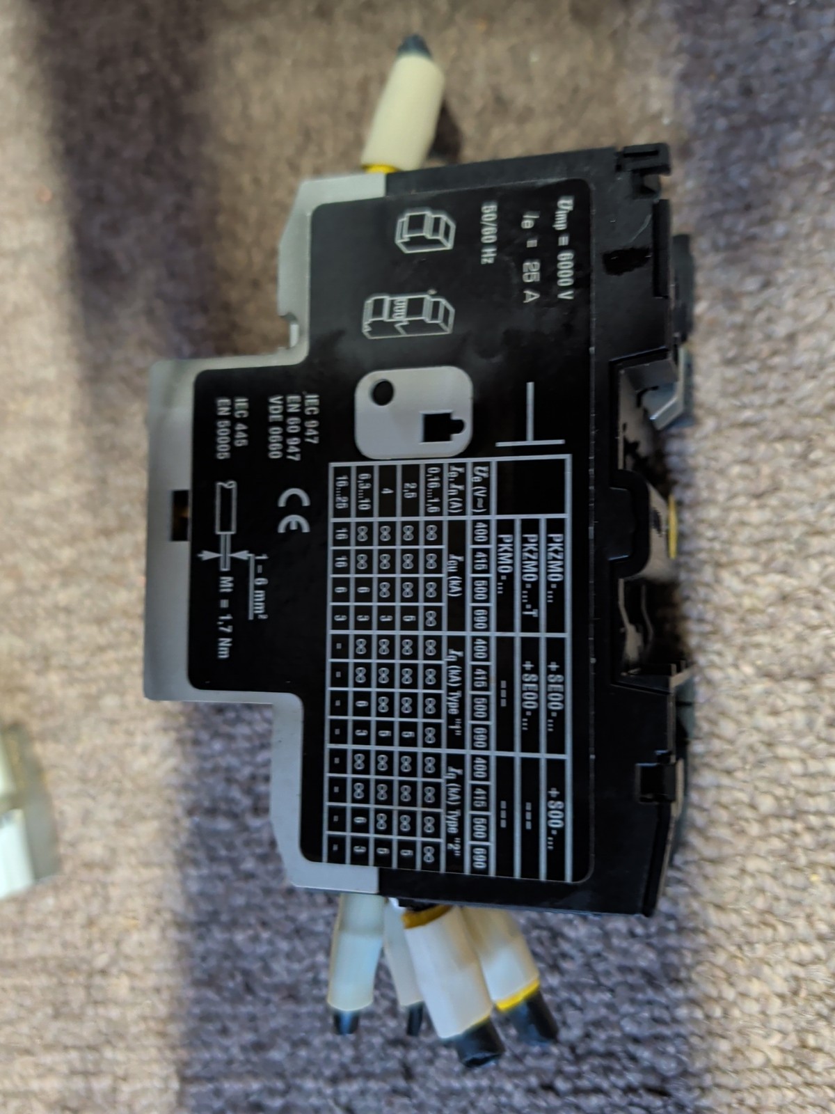 Motor Protective Circuit Breaker PKZM025 For Eaton Moeller PKZM0-25