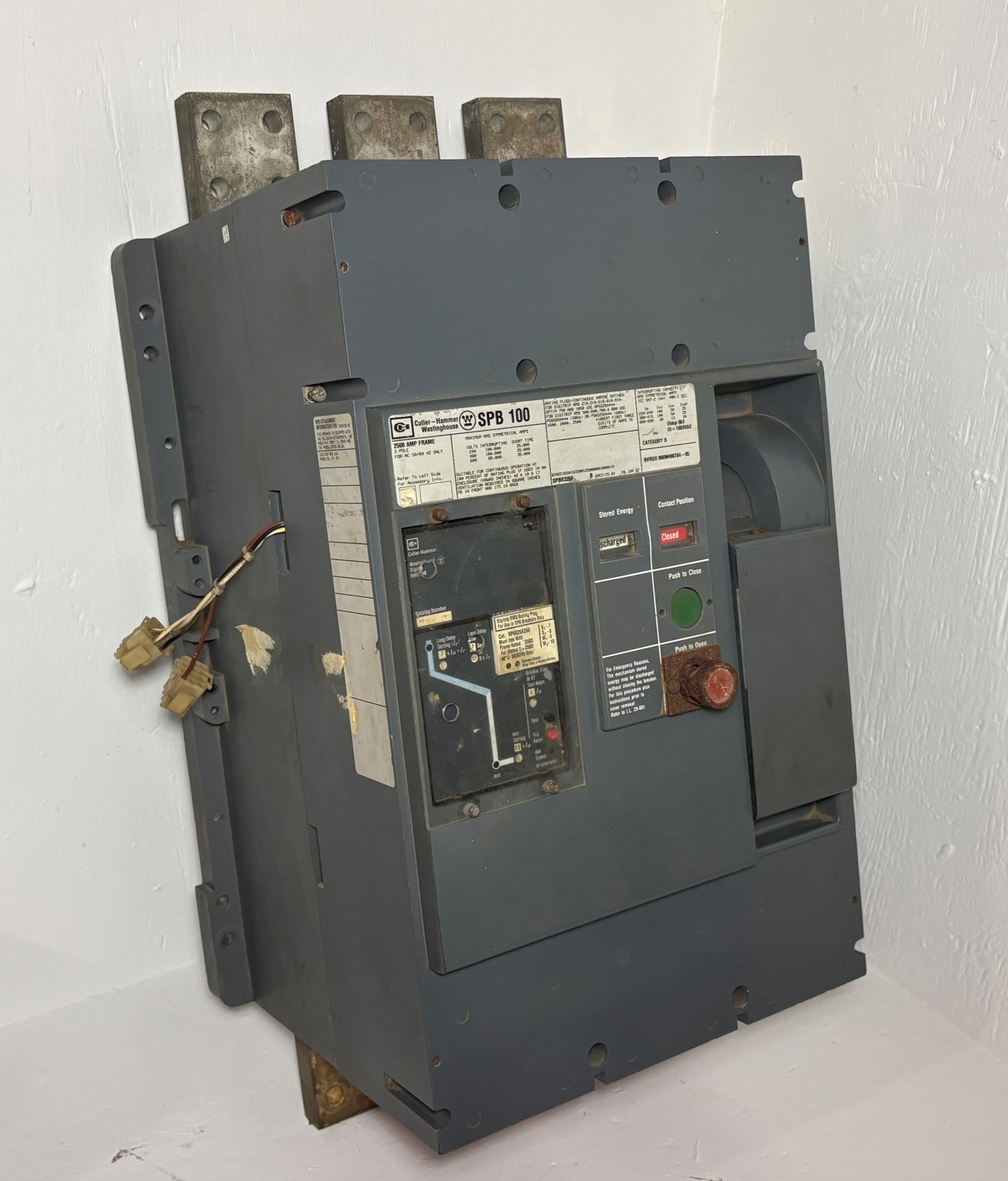Cutler-Hammer SPBR325F SPB 100 2500A LSI Circuit Breaker 3P 600V 2500 Amp SPB100
