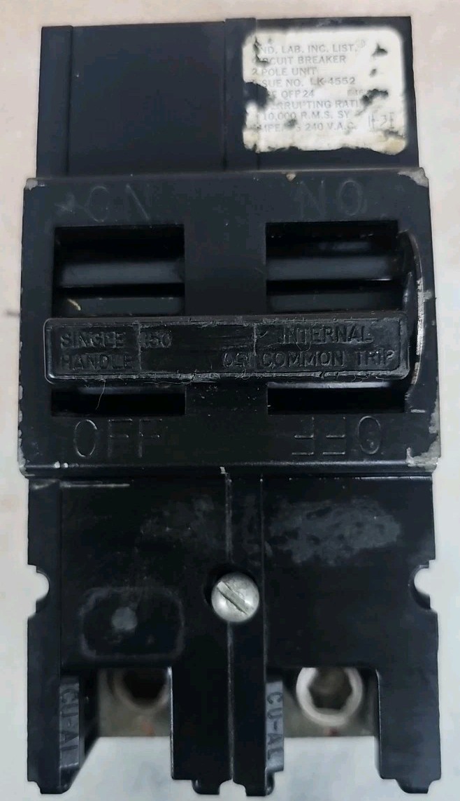 Zinsco Challenger QFP2150 2 Pole 150 Amp Type QFP Circuit Breaker. QFP24150