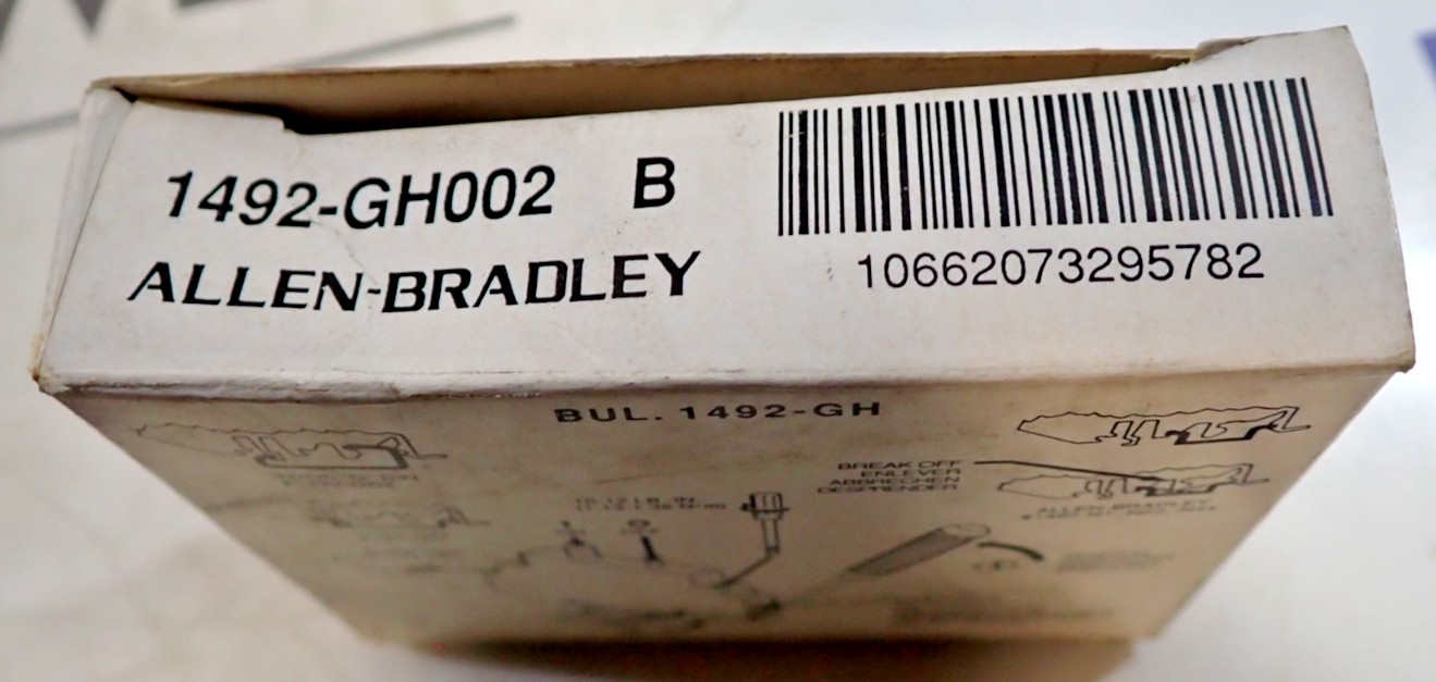 New Allen Bradley 1492-GH002 0.2 Amp 250 VAC 1 Pole Series B Miniature Breaker