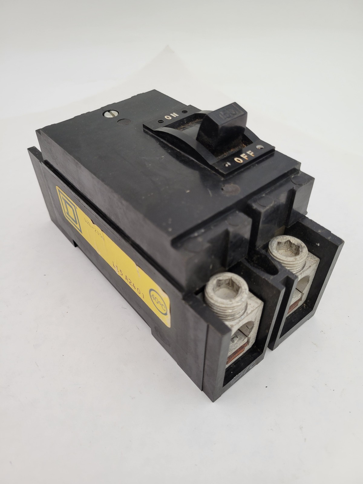 Square D Q2L2150 Circuit Breaker 150A 2P 120/240V Type Q2L Black Face