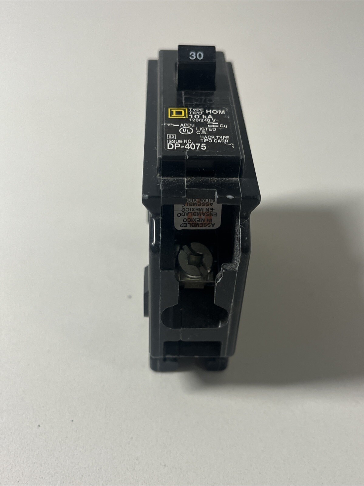 New Square D Homeline HOM130CP 1 Pole 30 Amp 120/240V AC Plug In Circuit Breaker