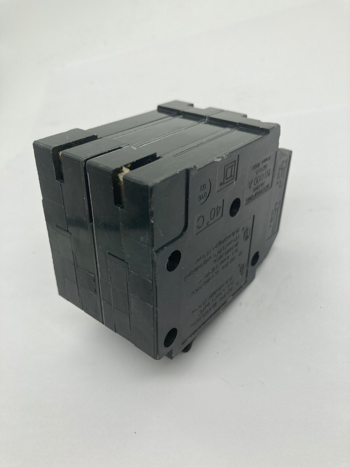 HOMT225225 Homeline Quad Two 2 Pole 25 Amp 120 240V HOMT Plug In Breaker CHIPPED