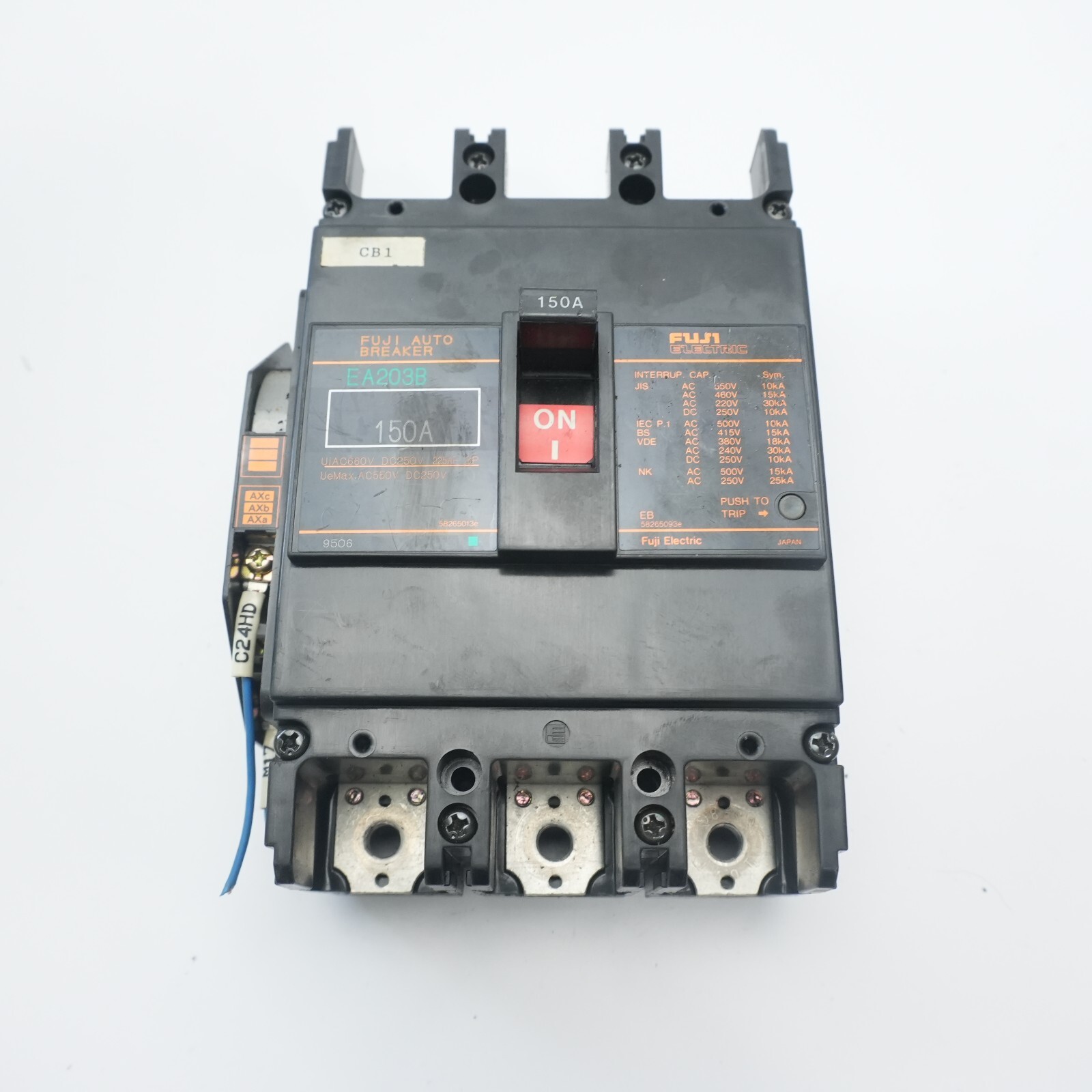 FUJI EA203B AUTO CIRCUIT BREAKER BB3GEC-150 150AMP 3 POLE