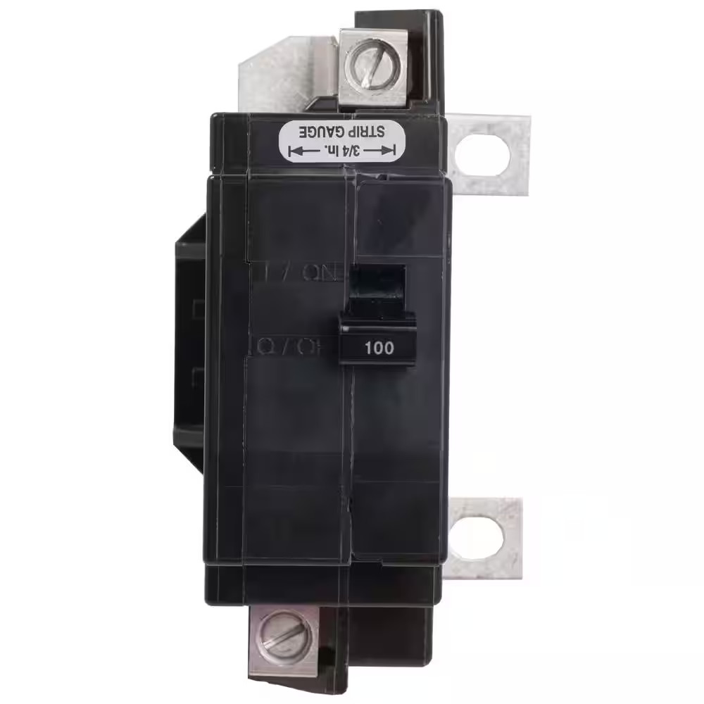 QO 100-Amp 22K AIR QOM1 Frame Size Main Breaker for QO or Homeline 125 or 100-Am