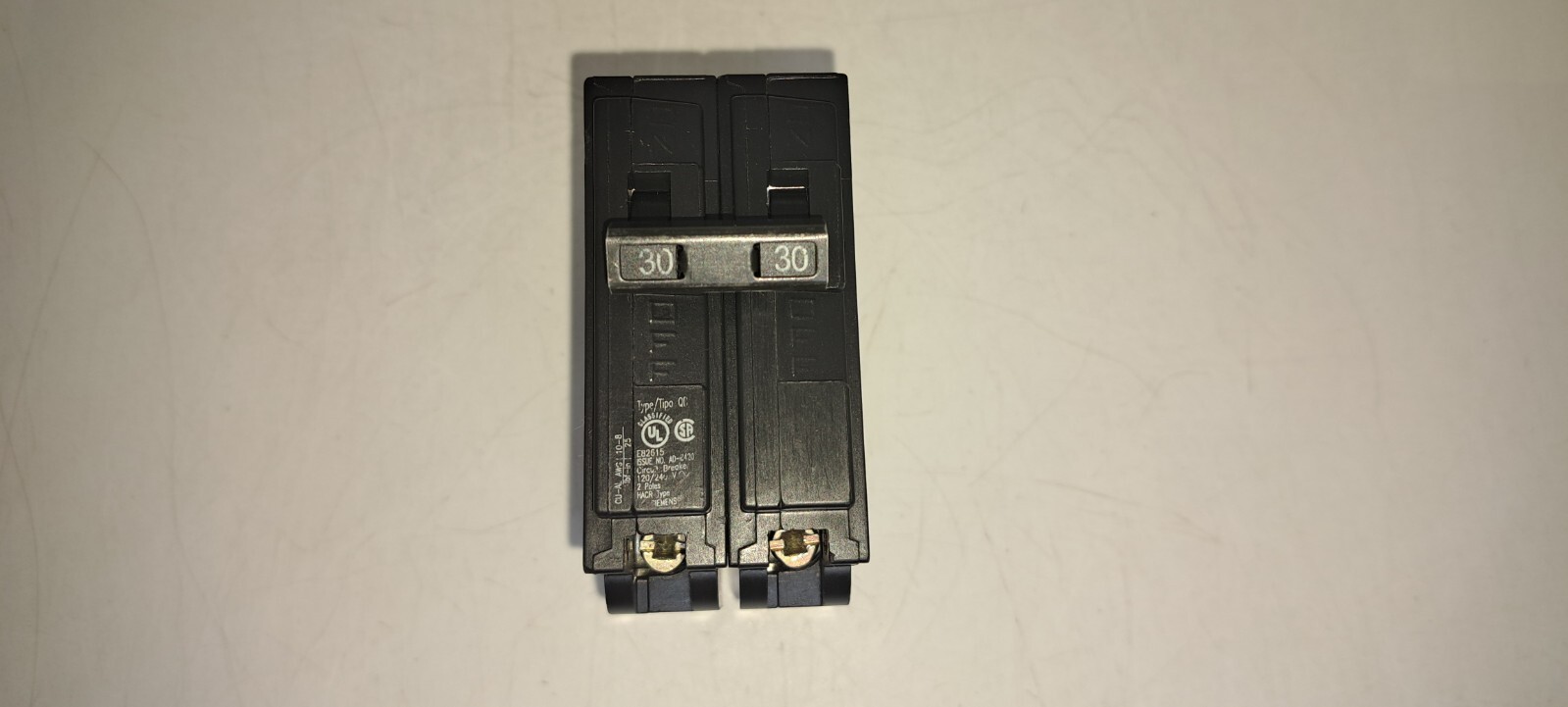 Siemens D230 30 Amp 2 Pole Classified Circuit Breaker New