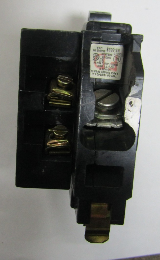 😍SQUARE D 20 AMP CIRCUIT BREAKER 120/240VAC WITH SHUNT TRIP PUSH ON QO1201021