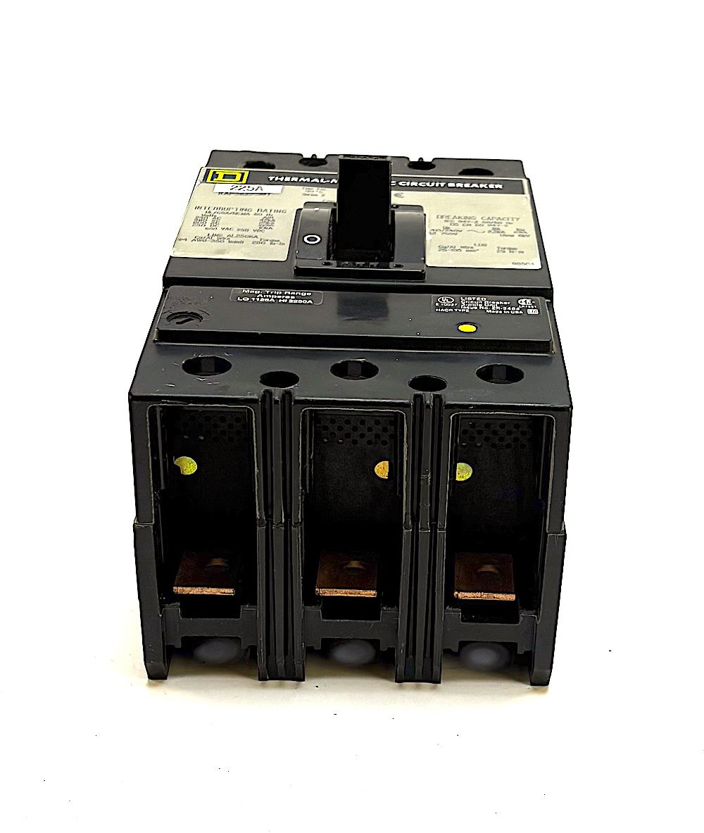 Square D KAP36225MT 3 Pole 225 Amp 600 Vac Circuit Breaker