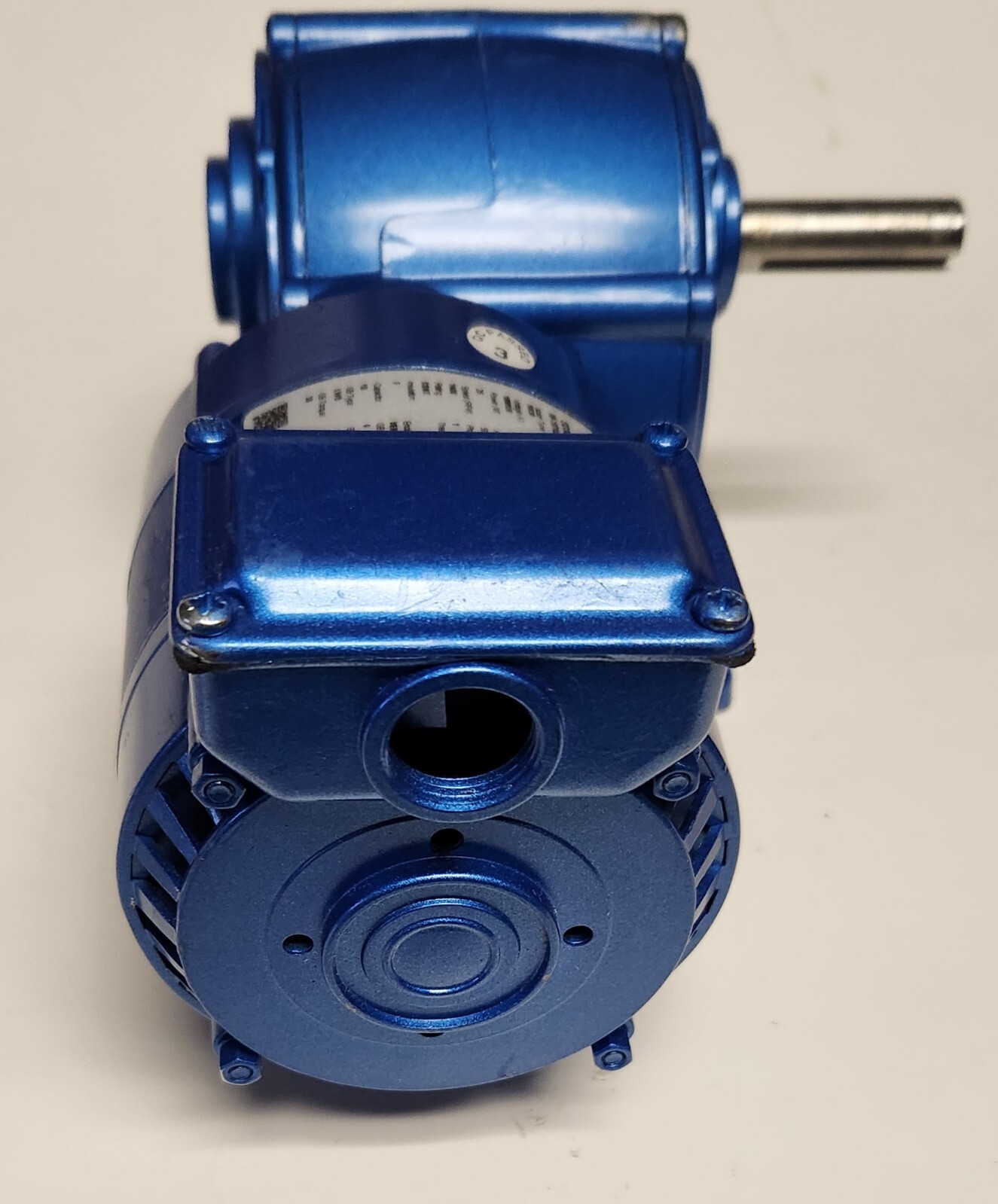 PARVALUX SD38 0079 CONT W 10100637 03223 Type SD38 Motor Gearbox 120 VAC 400 RPM