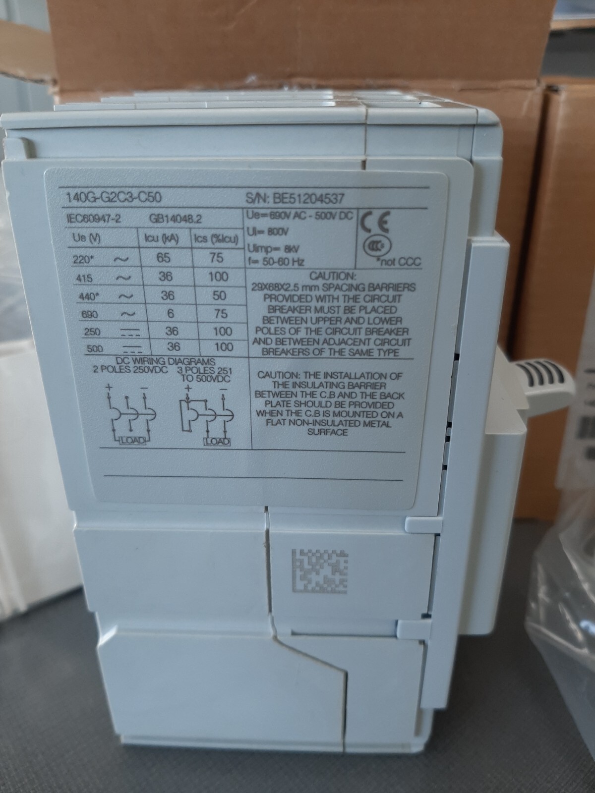 Allen Bradley 140G-G2C3-C50 Circuit Breaker