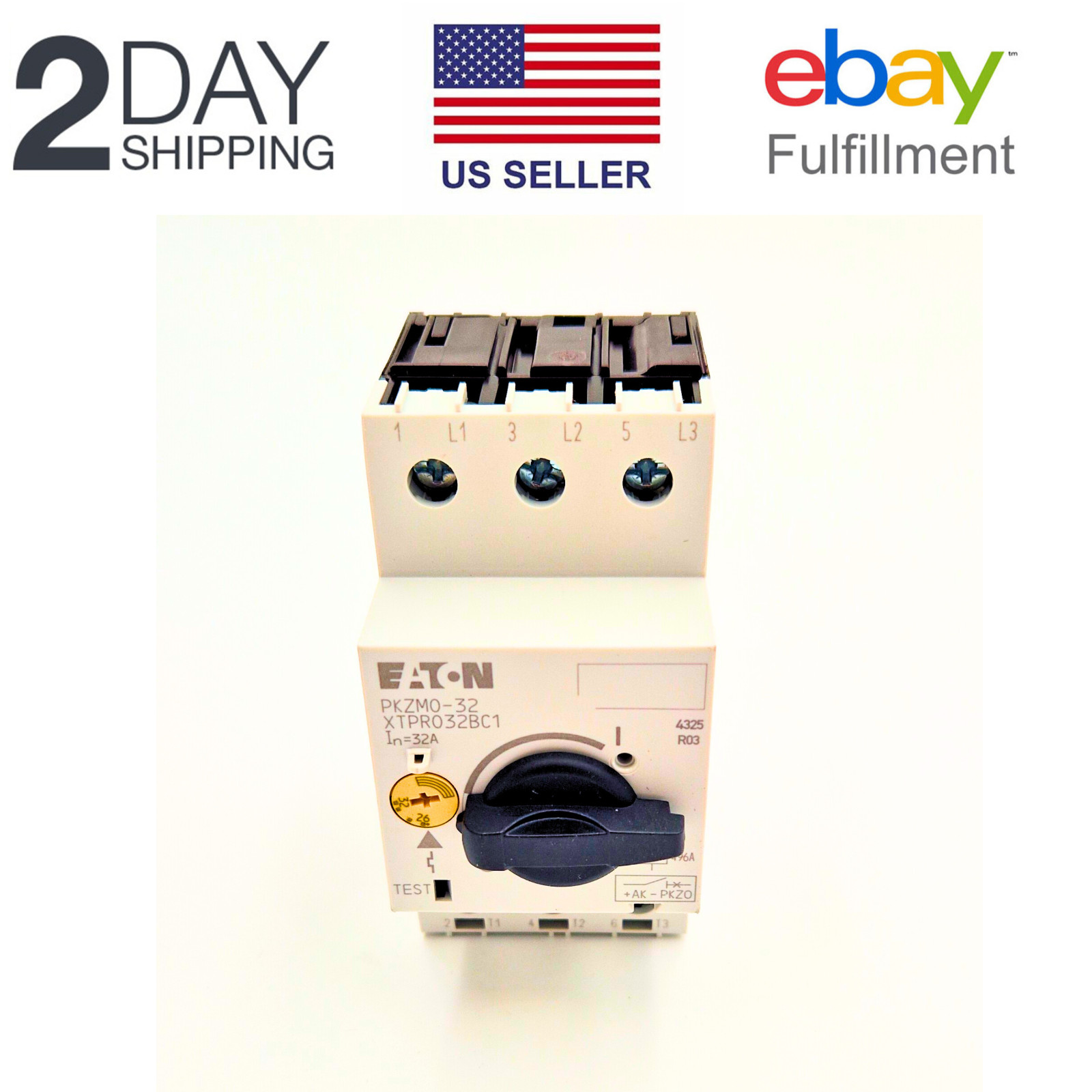 EATON Thermal Magnetic Circuit Breaker Motor Protect PKZM0-32 3 pole US in Stock