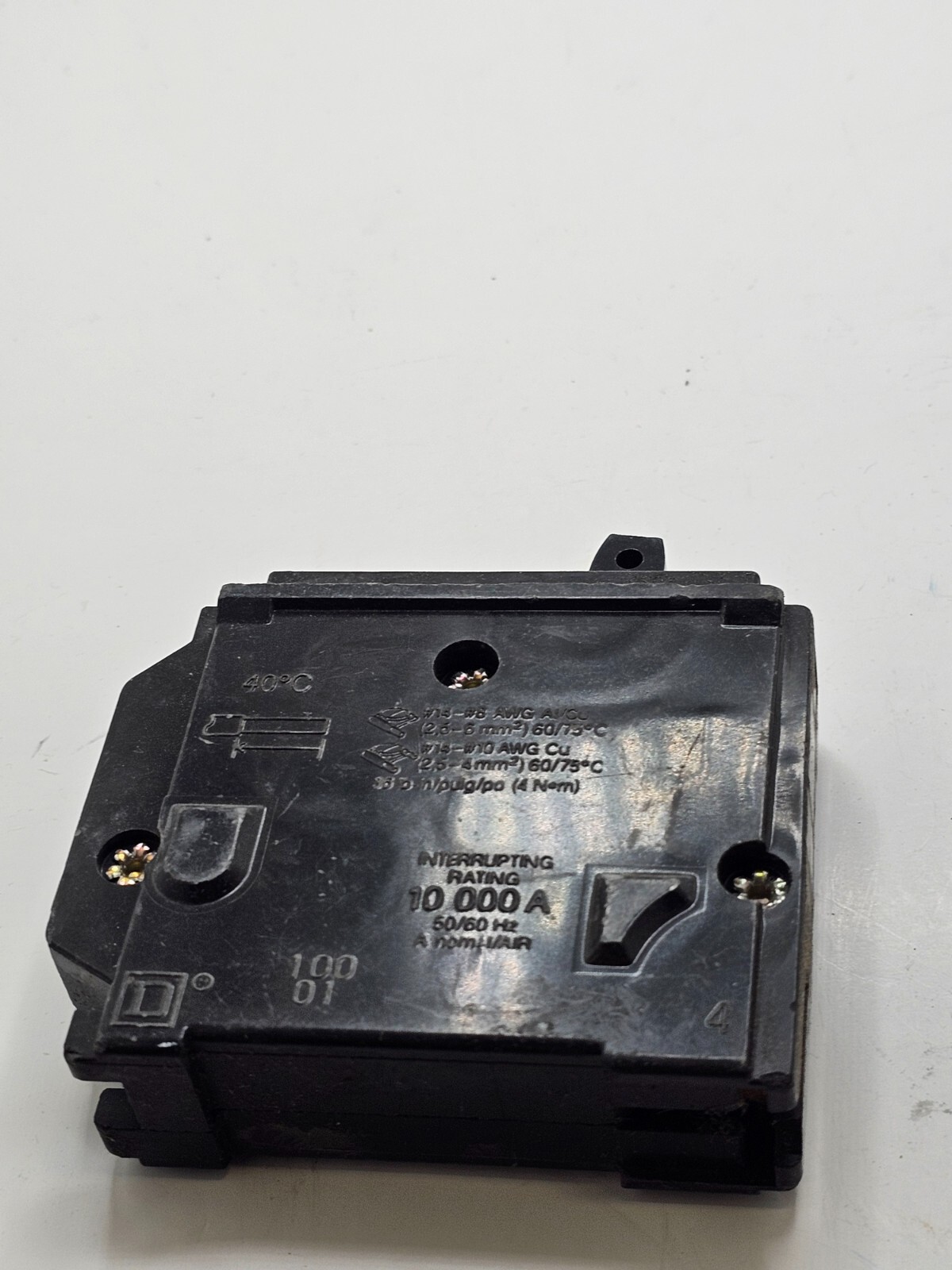 (QTY2)Square D HOM 10KA 120/240V 50/60 Hz Single Pole 20A Circuit Breaker N-6020