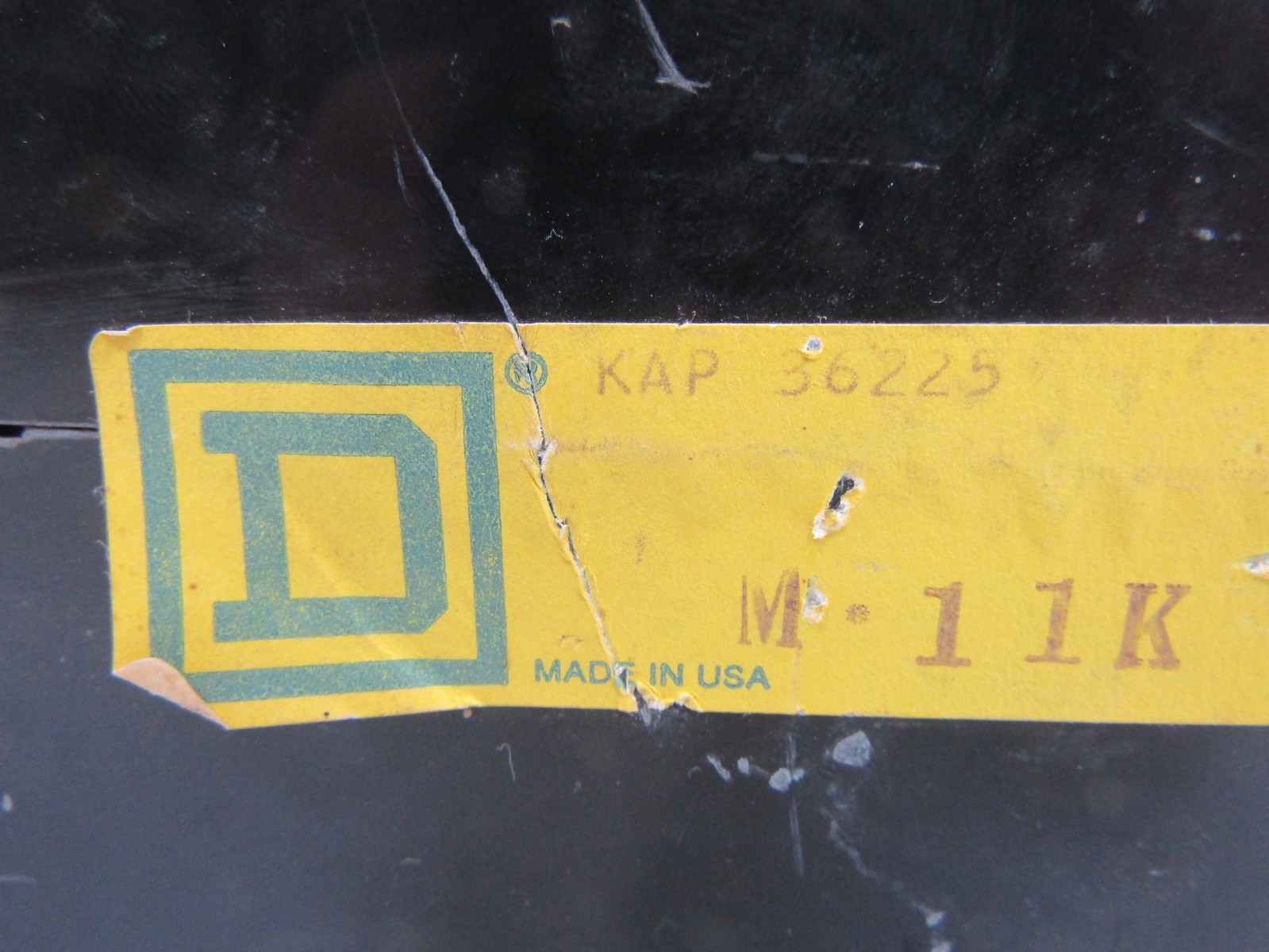 Square D KAP36225 225 Amp 600V 3-Pole Circuit Breaker 225A 600 VAC 250 VDC