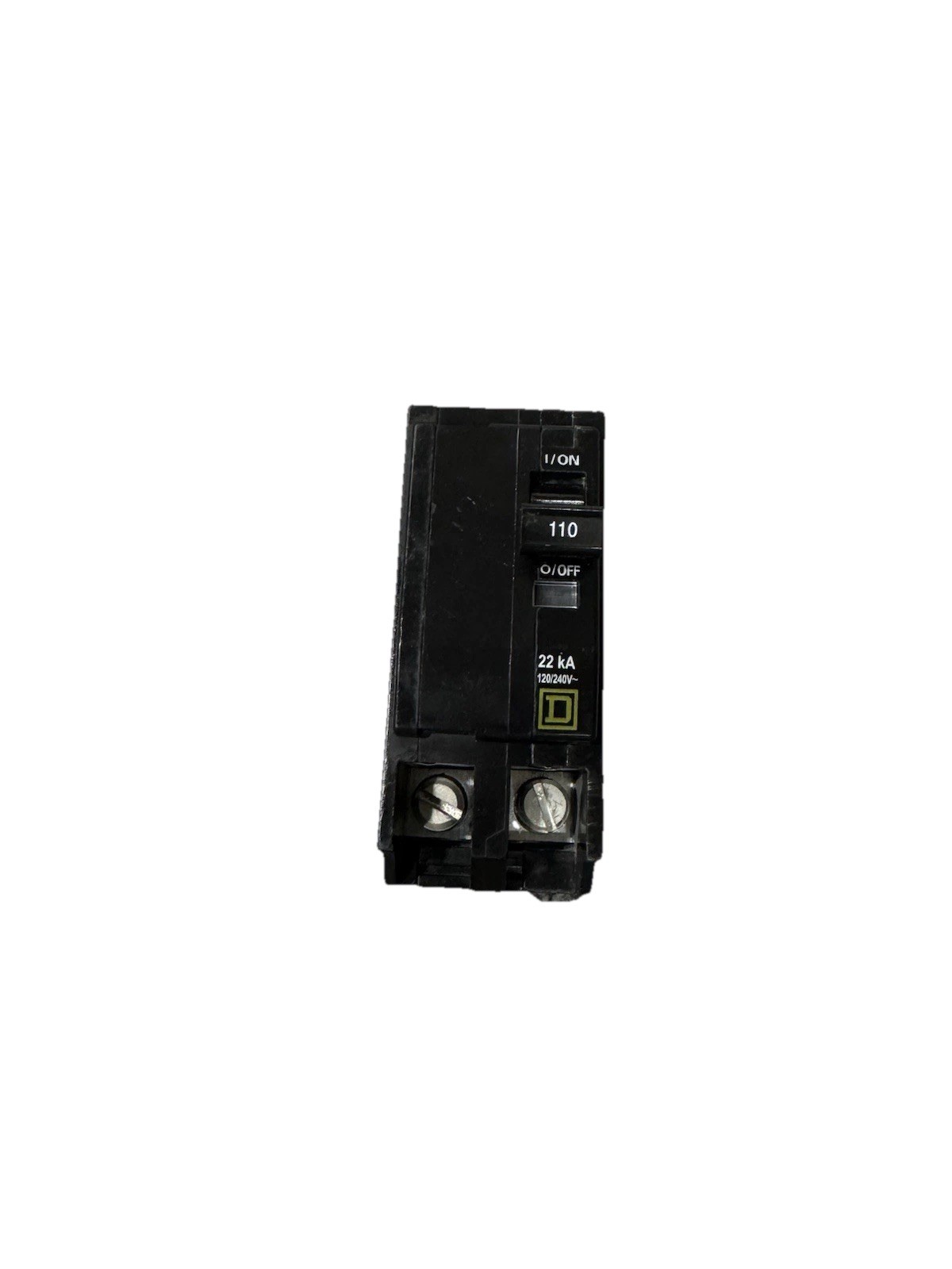Square D QO2110VH 110Amp 240VAC 2-Pole Plug In Circuit Breaker 22kA