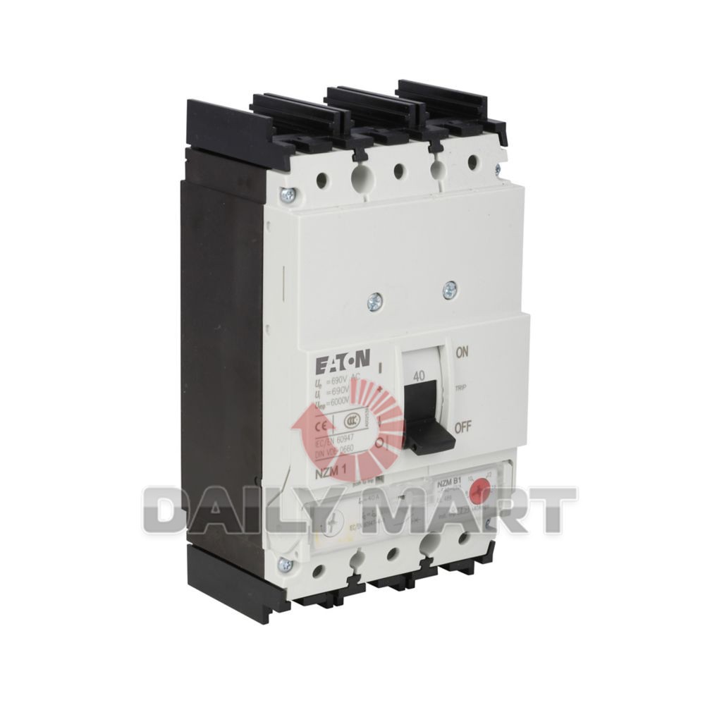 New In Box EATON NZMB1-A40 3P 40A Circuit Breaker