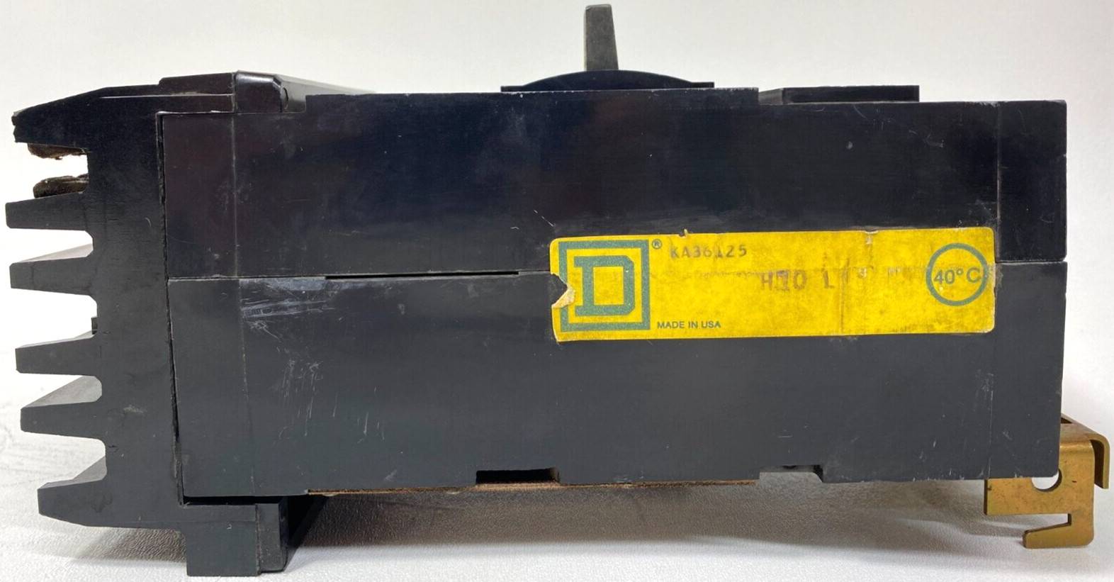 SQUARE D KA36125 125A 3P 600V 22kA Adjust. Trip I-Line Circuit Breaker w/ Lugs