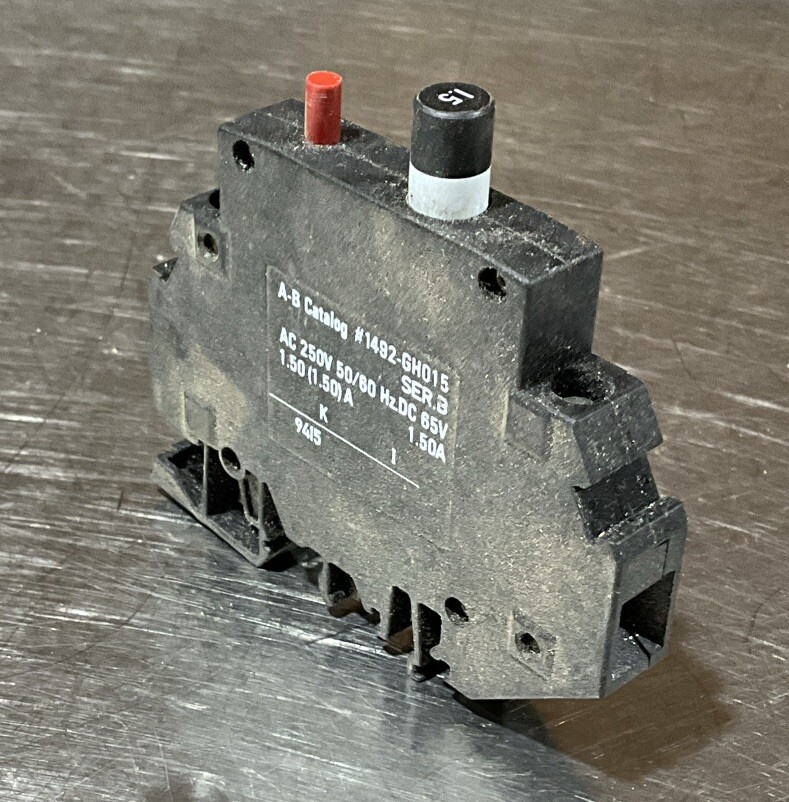 ALLEN-BRADLEY BUL 1492 GH 1492-GH015 SER B MINIATURE CIRCUIT BREAKER
