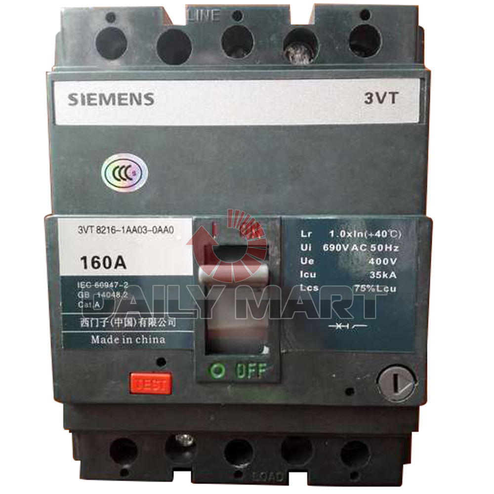 New in Box Siemens 3VT8216-1AA03-0AA0 3VT Molded Case Circuit Breaker Module NiB
