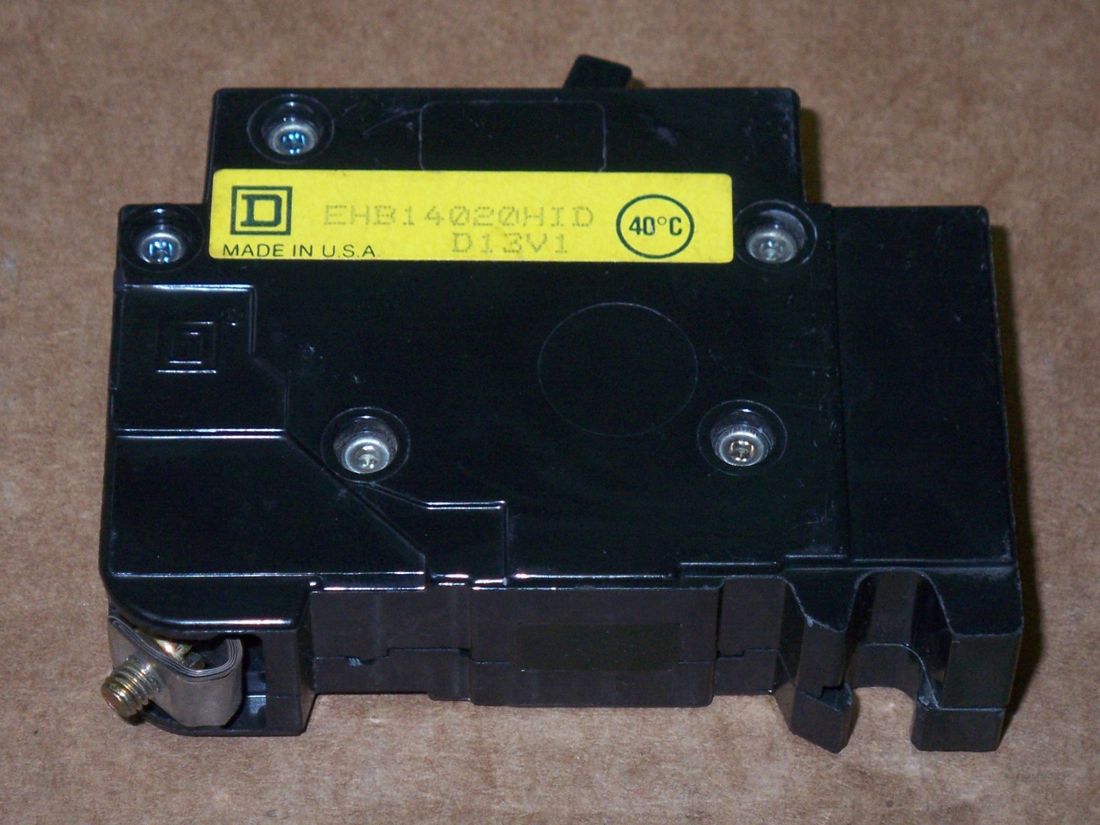 Square D EHB4 1 pole 20 amp 277v EHB14020HID Circuit Breaker EHB