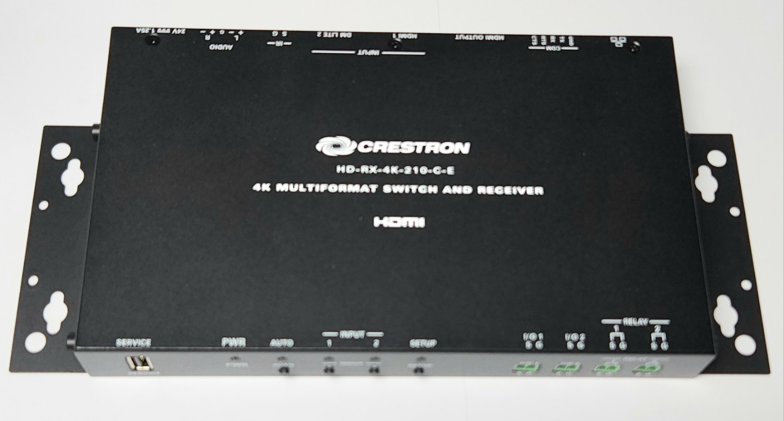 CRESTRON HD RX 4K 210 C E 4K Multiformat 2X1 AV Switch and Receiver Model M18450