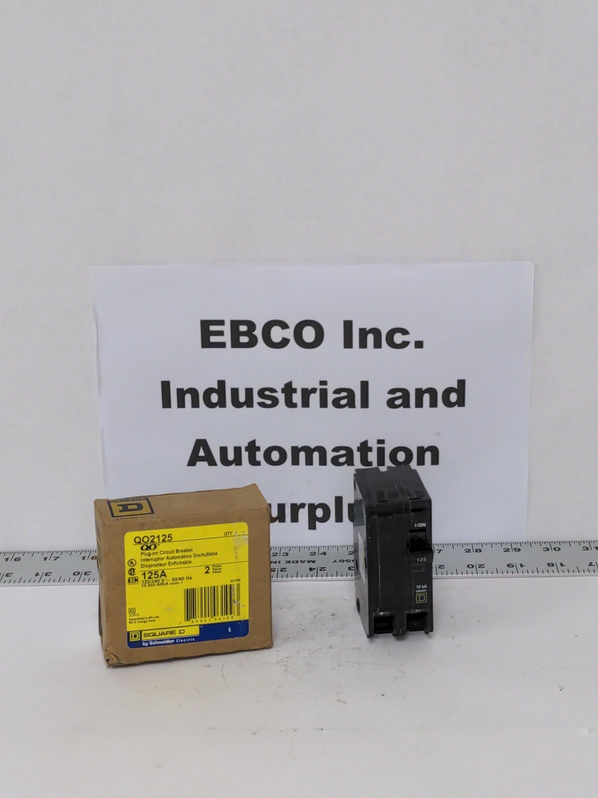 Square D QO2125 125 Amp Circuit Breaker