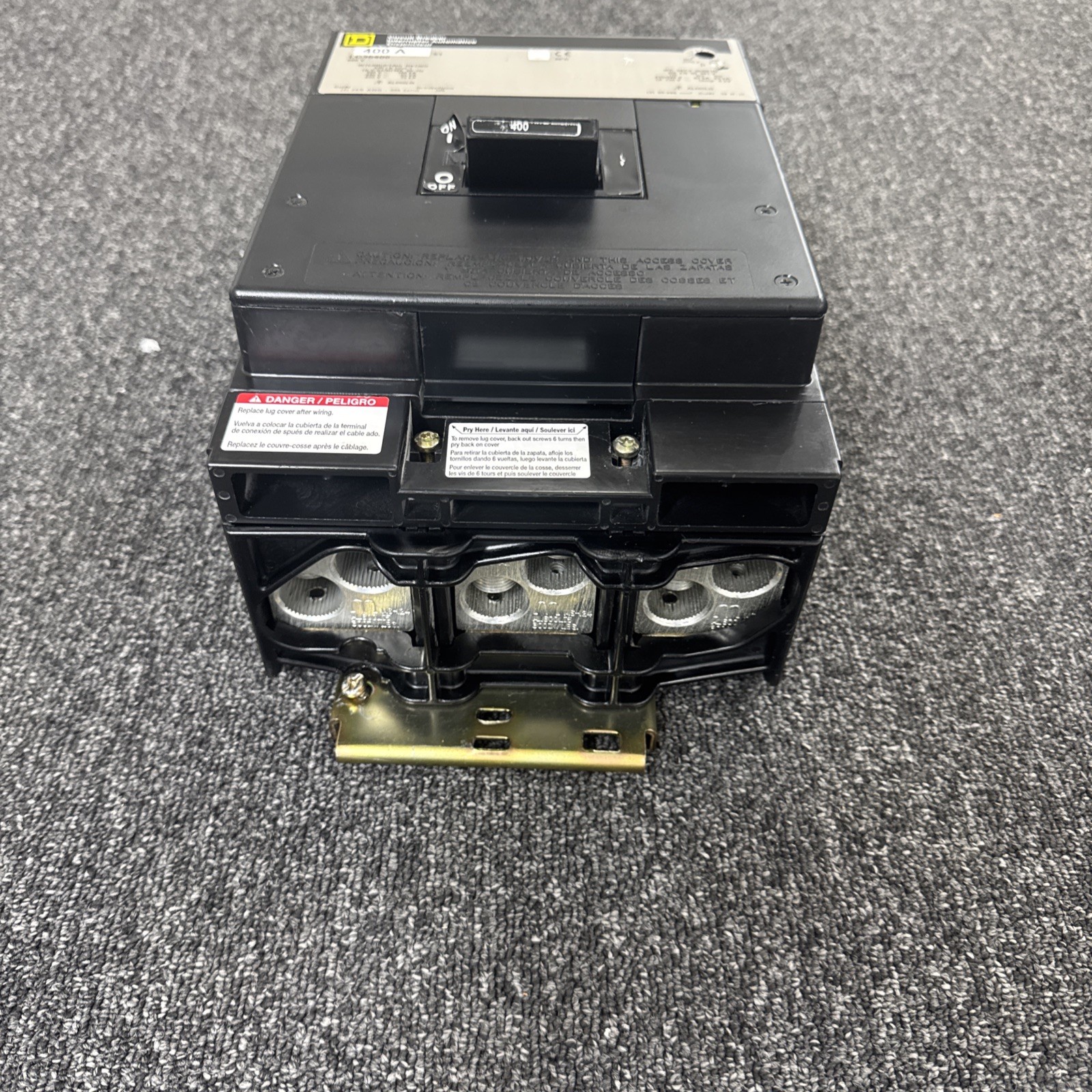 SQUARE D LC36400 3P 400 AMP 600V I-LINE CIRCUIT BREAKER RECONDITIONED AND TESTED