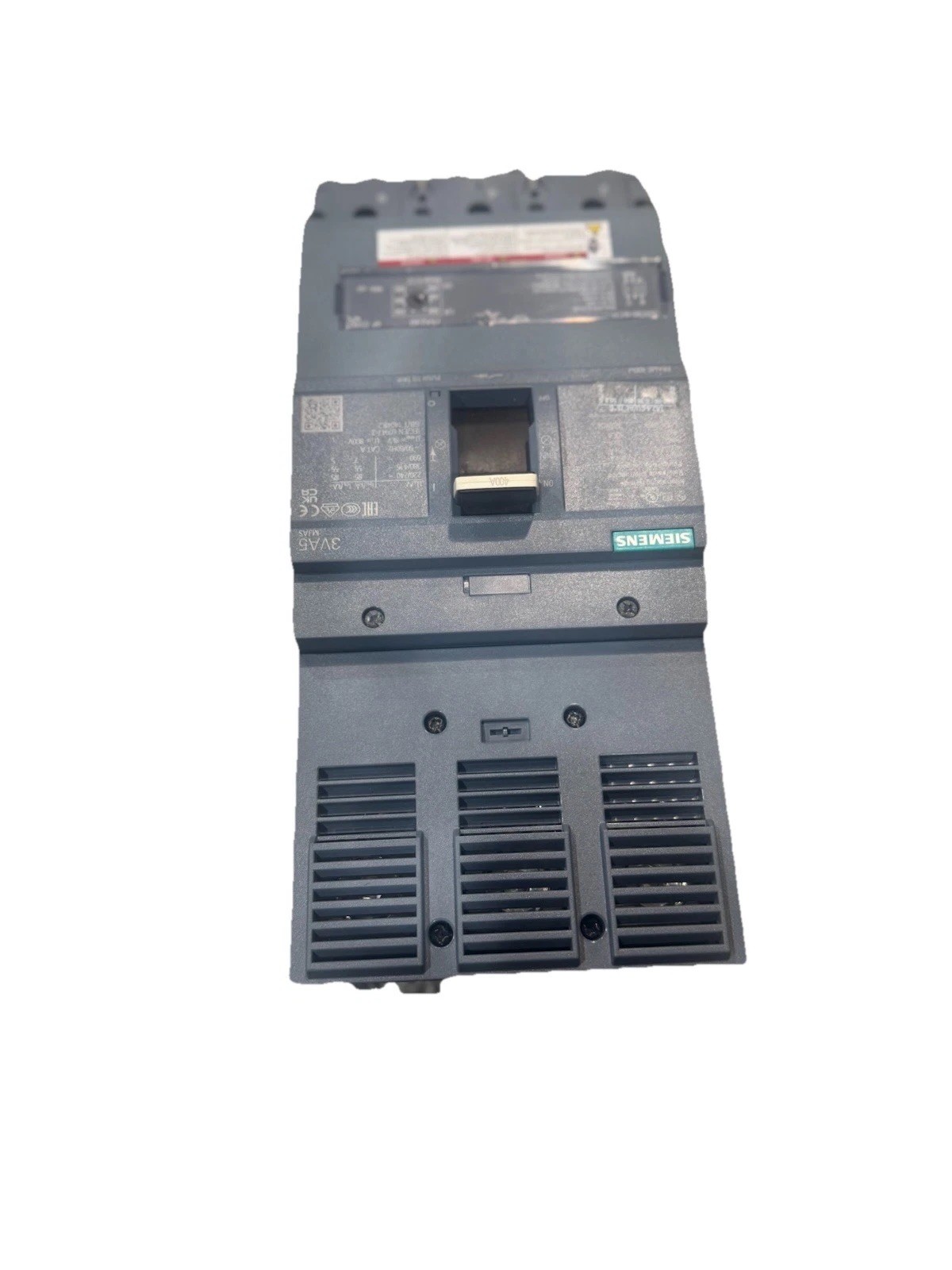 Siemens 3VA5340-5EC31-0AA0 Circuit Breaker 400A 3-Pole 600V + TM230 Trip Unit