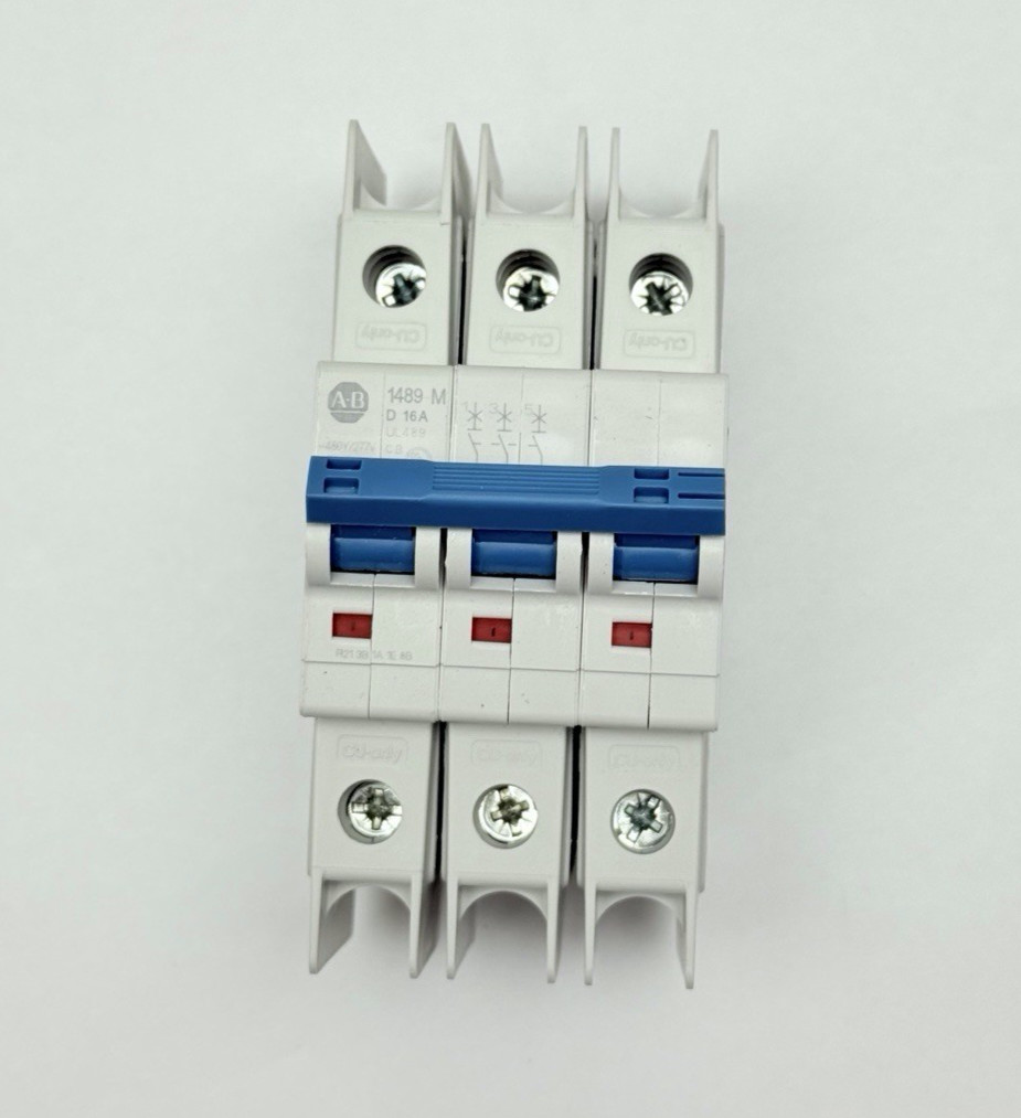 Allen-Bradley 1489-M3D160 Circuit Breaker, 16 Amp, 3 Pole, 480Y/277VAC