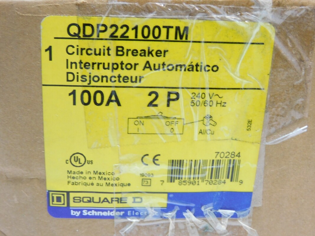 SQUARE D QDP22100TM 240V 100A NSMP
