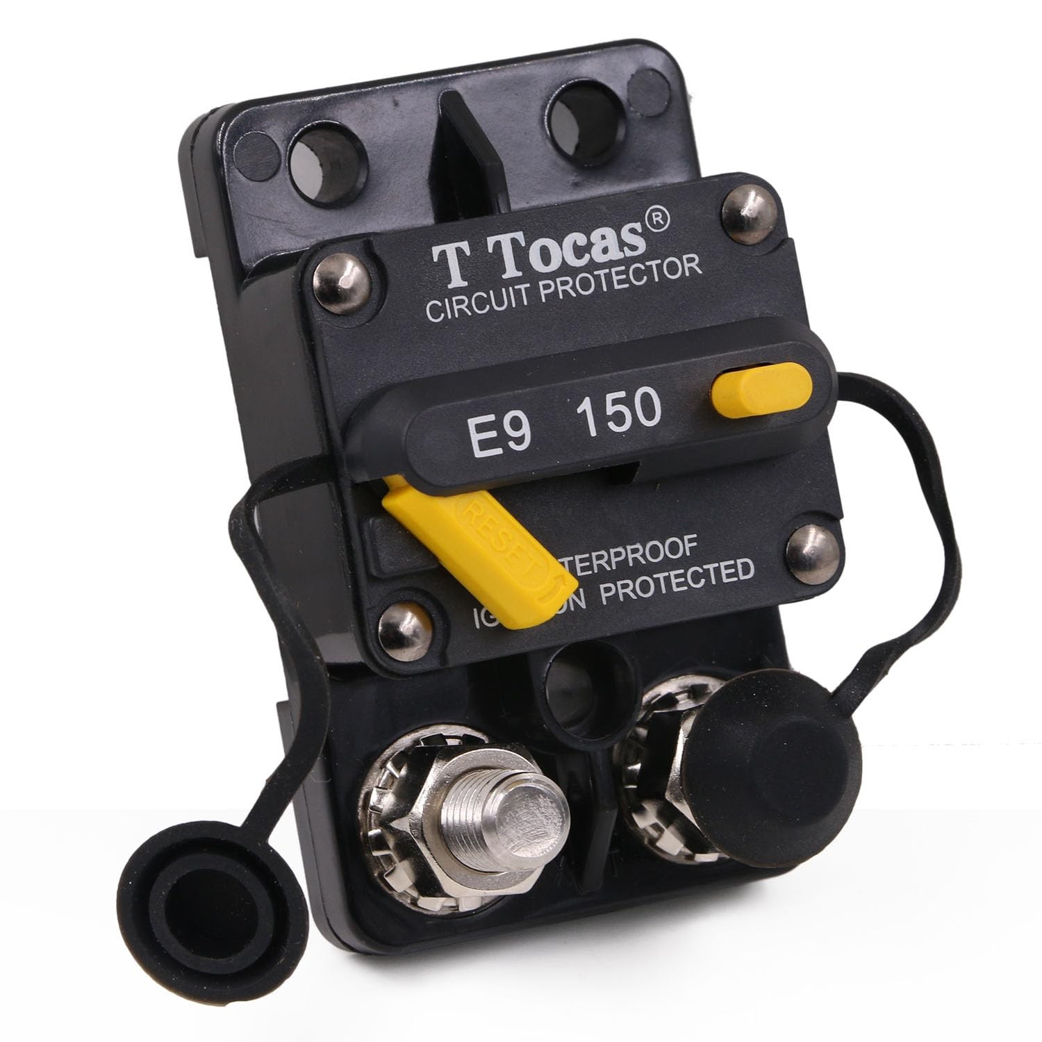 150A Circuit Breaker with Manual Reset, Waterproof IP67, 12V48V DC