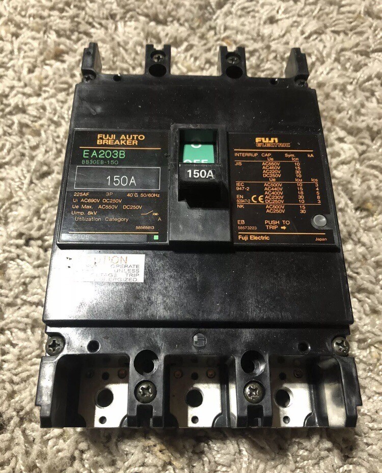 Fuji Electric EA203B BB3GEB-150 150A Breaker