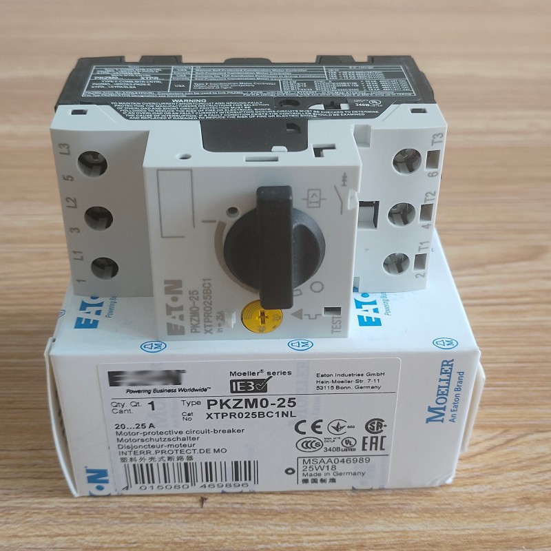 2* Magnetic Circuit Breaker For EATON Moeller PKZM0-25 25A PKZMO25 XTPR025BC1NL