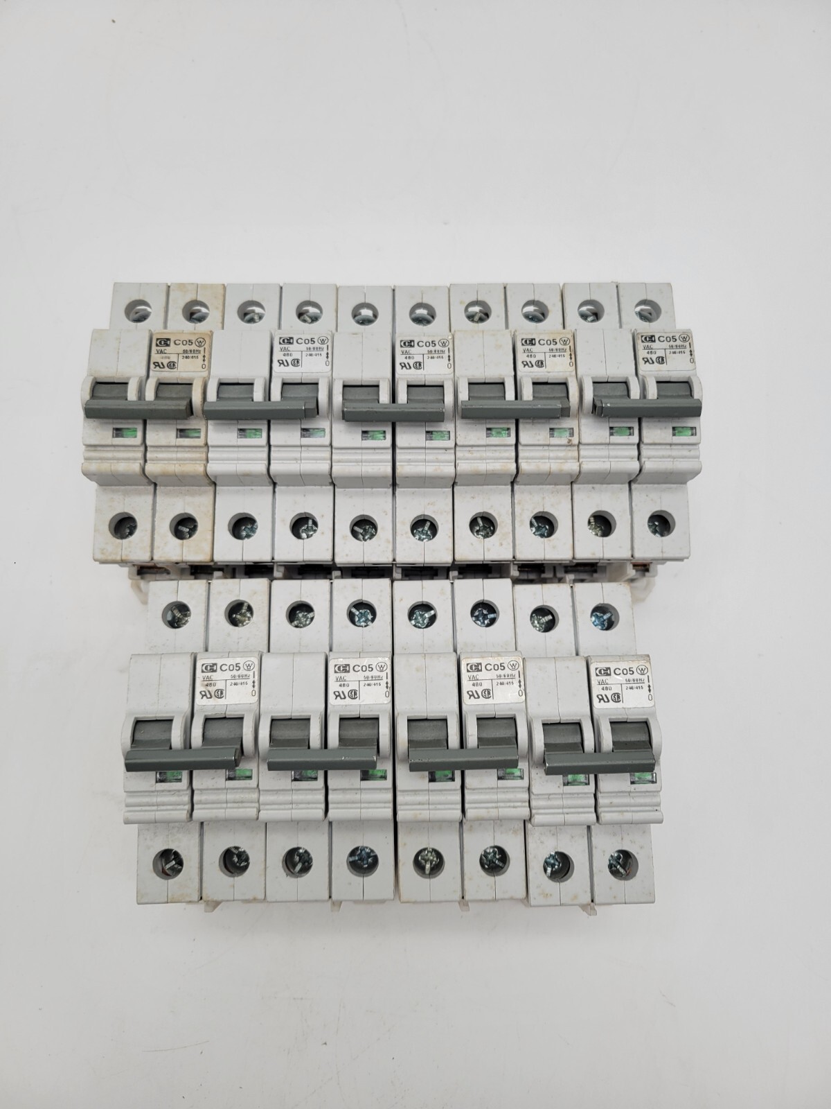 Cutler-Hammer SPCL2C00 Circuit Breaker 5 Amp 2 Pole 480 VAC DIN Rail Mount SPCL