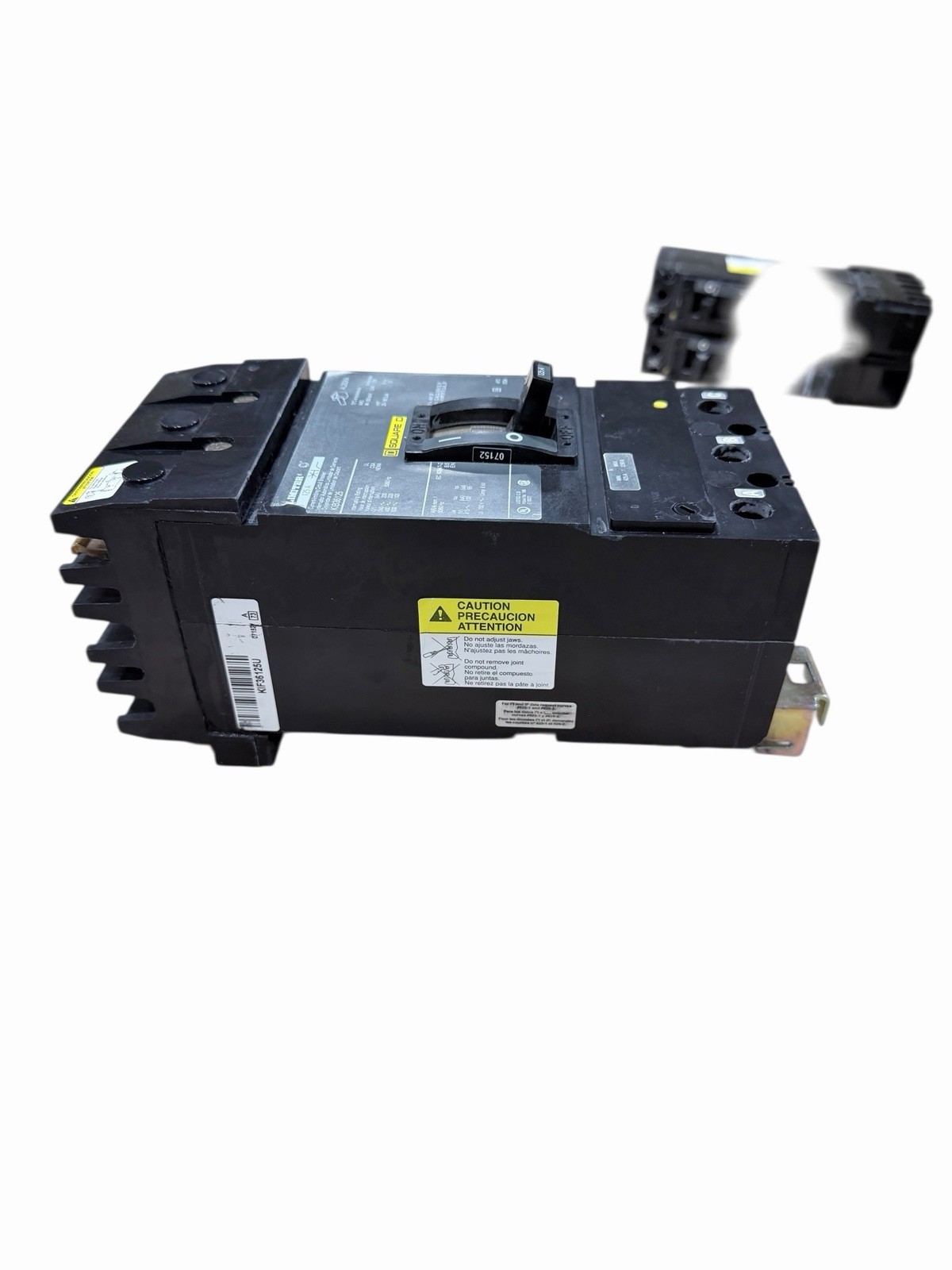 Square D KI36125 125A 3 Pole 600V I-Line Circuit Breaker K-Frame