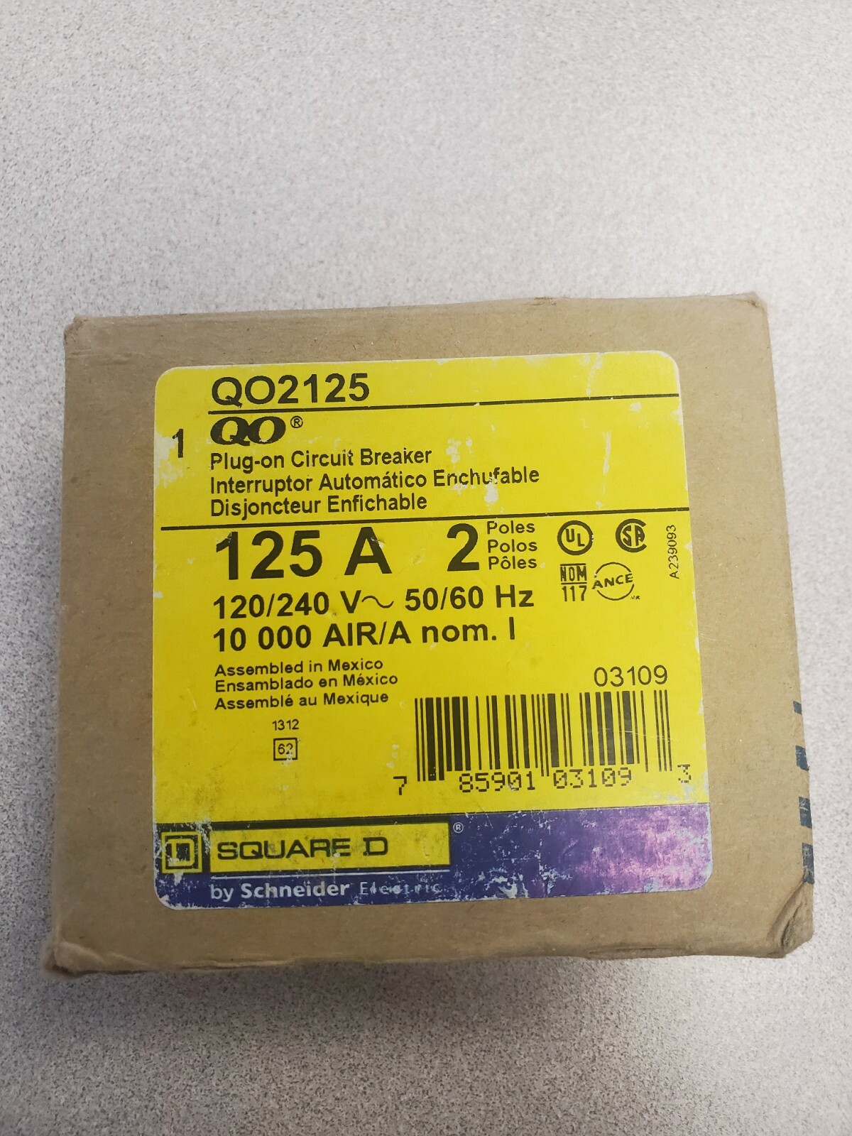 SQUARE D QO2125