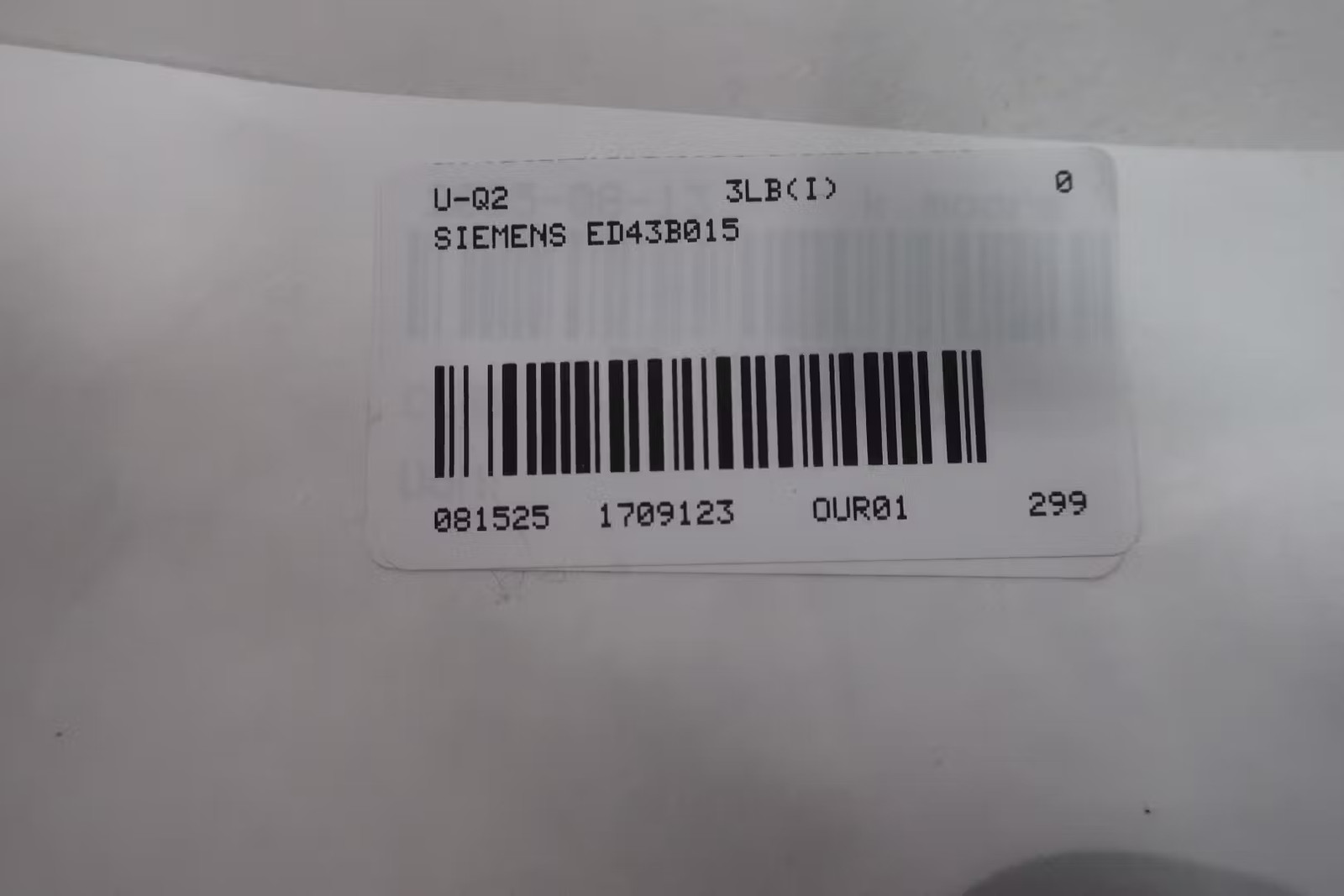 Siemens ED43B015 Circuit Breaker 3p 15a Amp 480v-ac