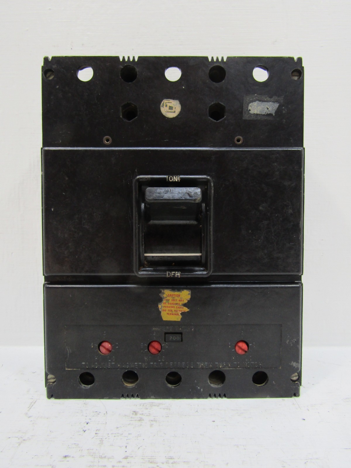 Square D LA-3400-F 400 Amp 600V 3-Pole Circuit Breaker 200A Trip Unit 200 Amp 3P