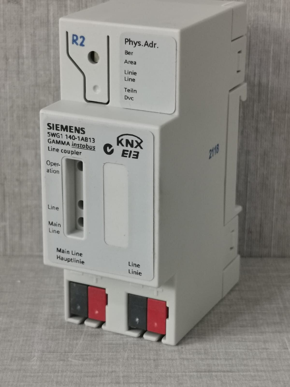 SIEMENS GAMMA 5WG1 140-1AB13 INSTABUS LINE COUPLER WITH OLD STOCK BOX